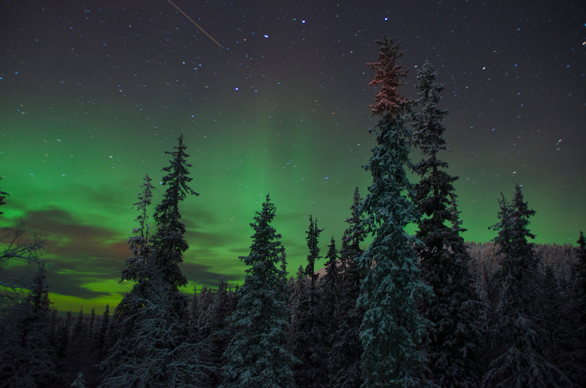 Nikon D7000 + Sigma 18-200mm F3.5-6.3 DC OS HSM sample photo. Aurora borealis photography