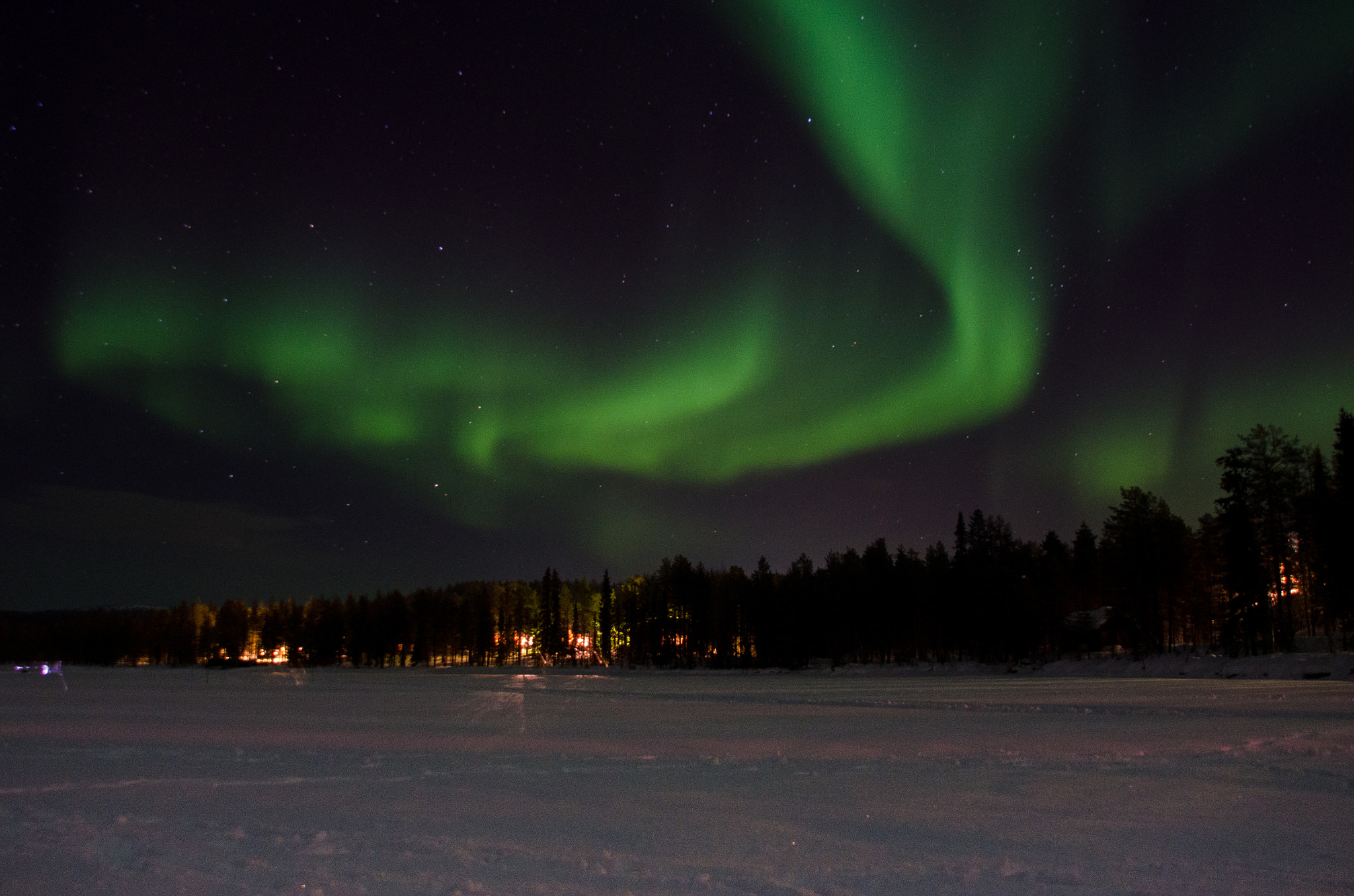 Sigma 18-200mm F3.5-6.3 DC OS HSM sample photo. Aurora borealis photography