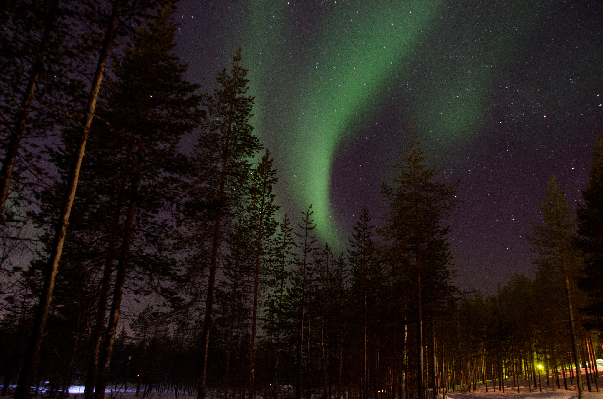 Sigma 18-200mm F3.5-6.3 DC OS HSM sample photo. Aurora borealis photography