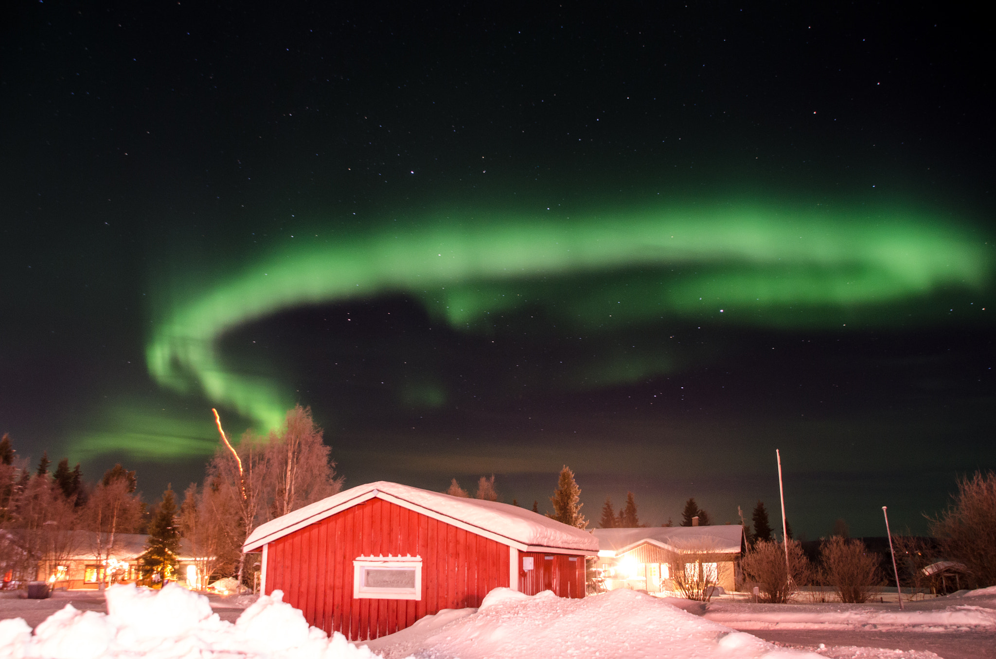 Sigma 18-200mm F3.5-6.3 DC OS HSM sample photo. Aurora borealis photography