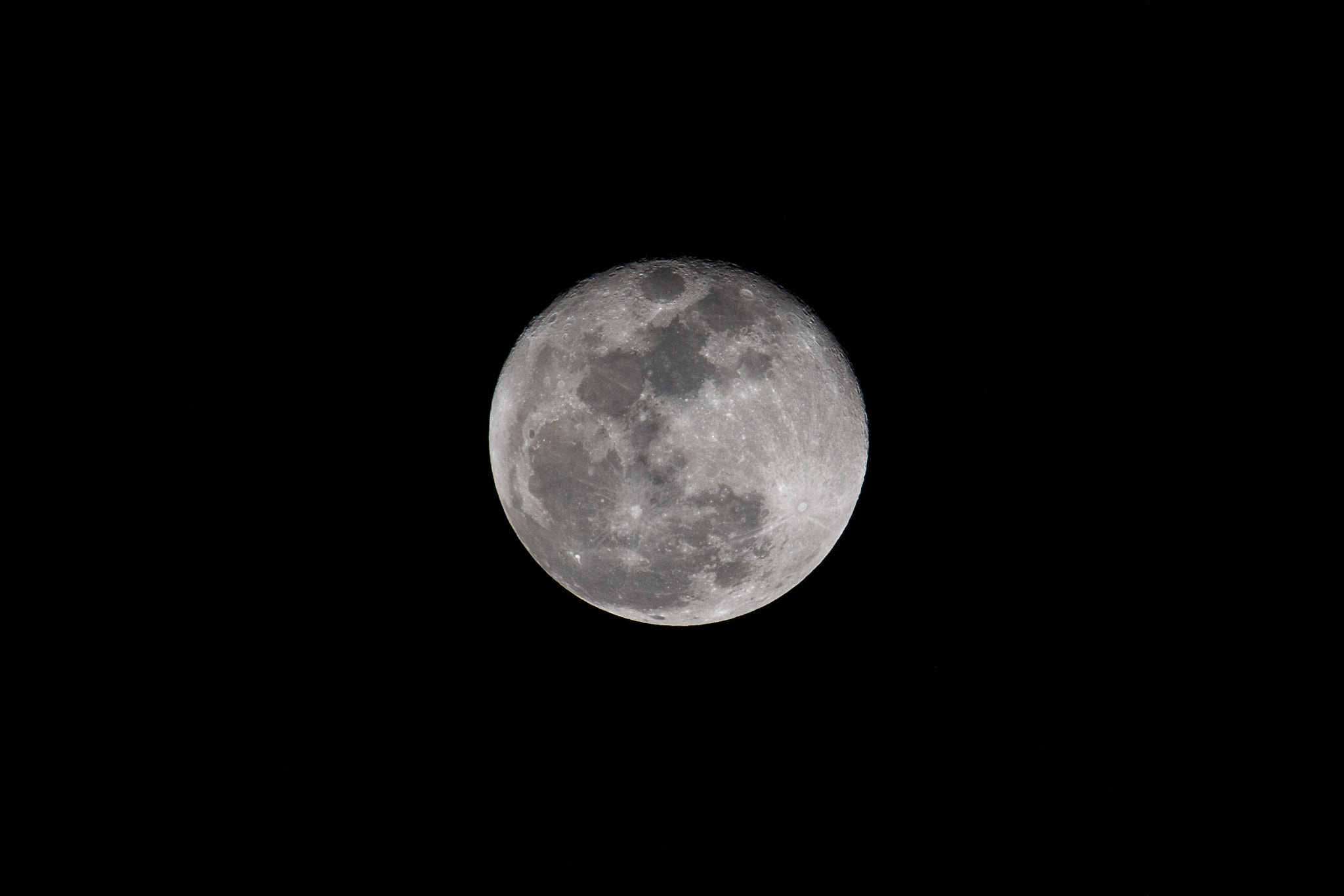 Nikon D500 + Sigma 50mm F2.8 EX DG Macro sample photo. New moon photography