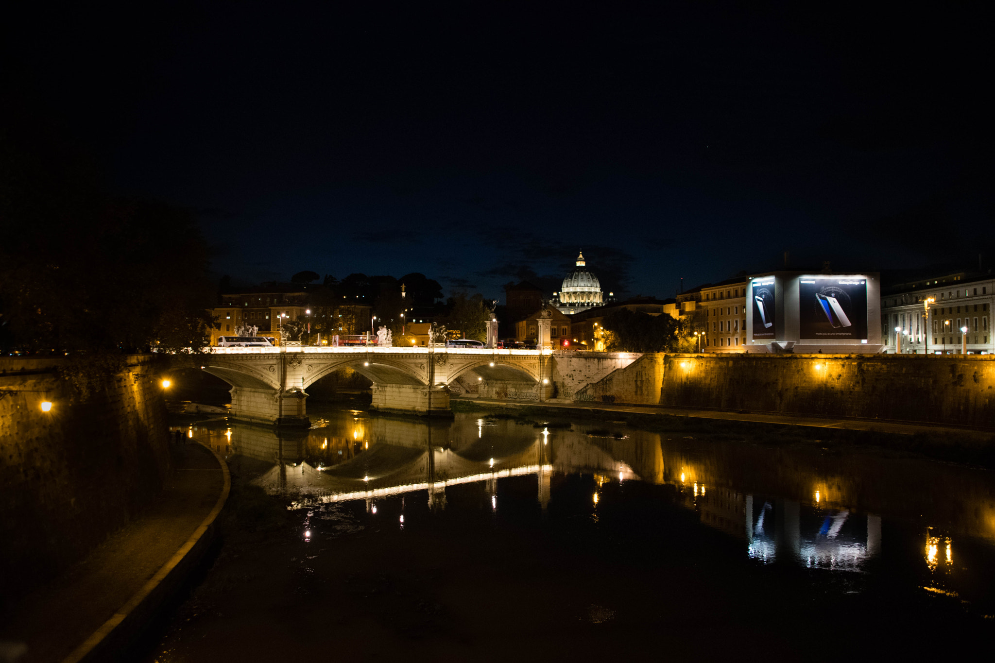 Nikon D3300 sample photo. Rome at night photography