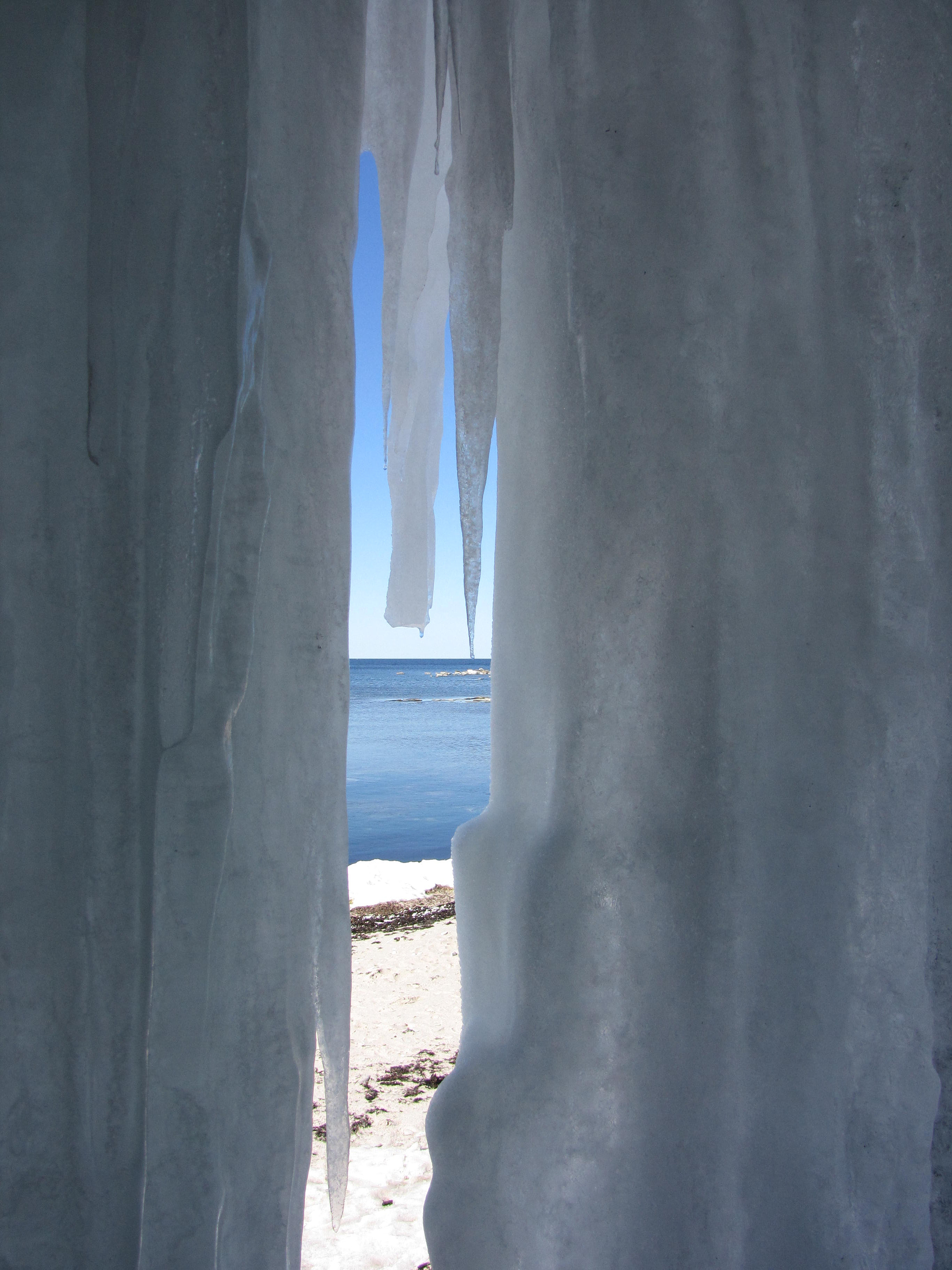 Canon PowerShot SX1 IS sample photo. Inside out the ice cawe in kettelvik - gotland photography