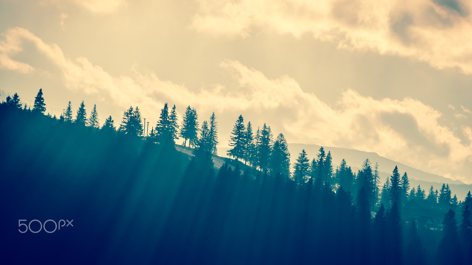 Olympus OM-D E-M5 sample photo. Surreal rays photography