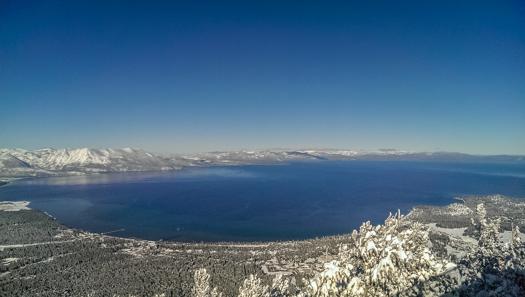 HTC ONE GOOGLE PLAY EDITION sample photo. Winter in lake tahoe photography
