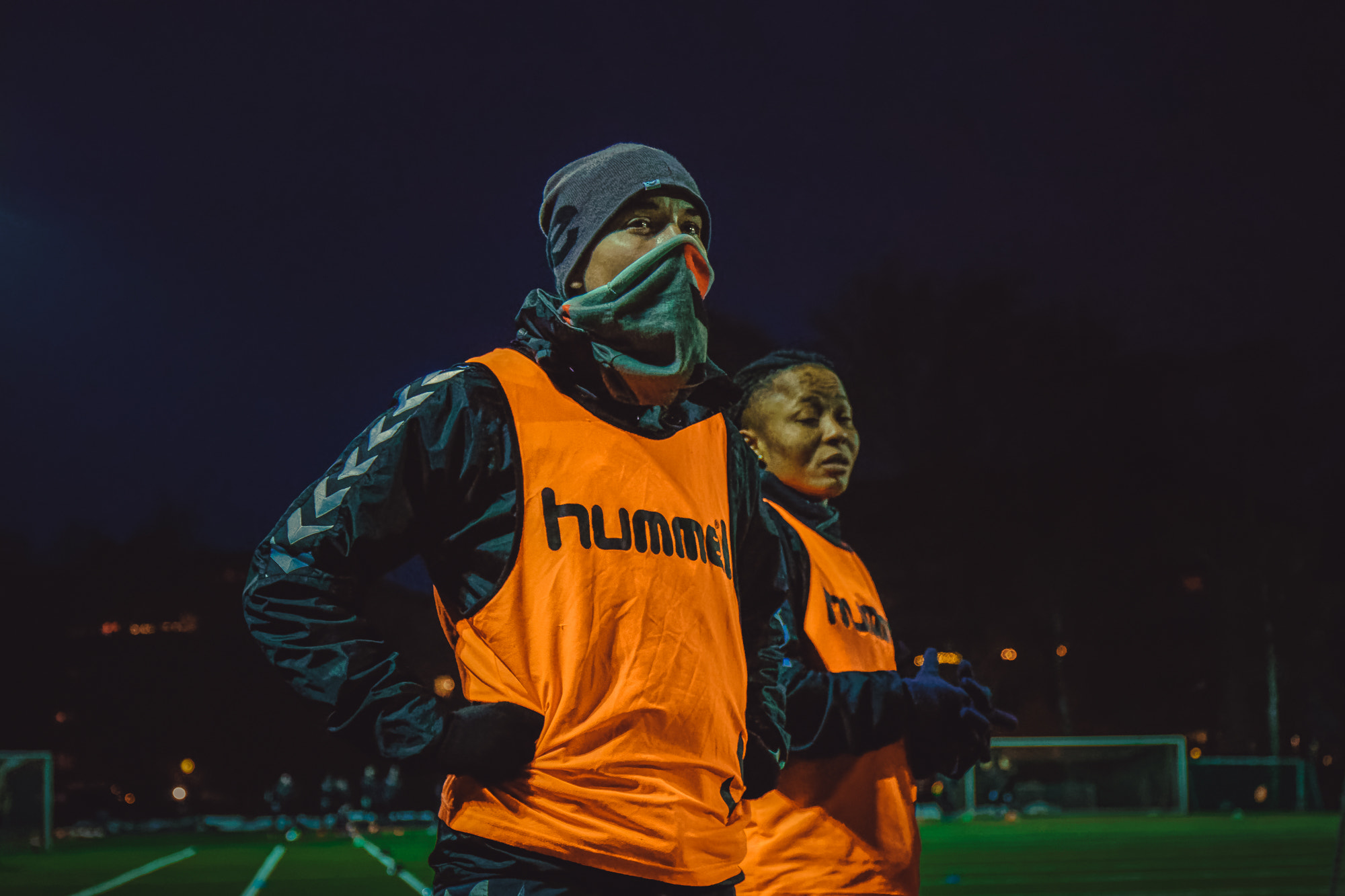 Canon EF 24-70mm F4L IS USM sample photo. Women football players. photography