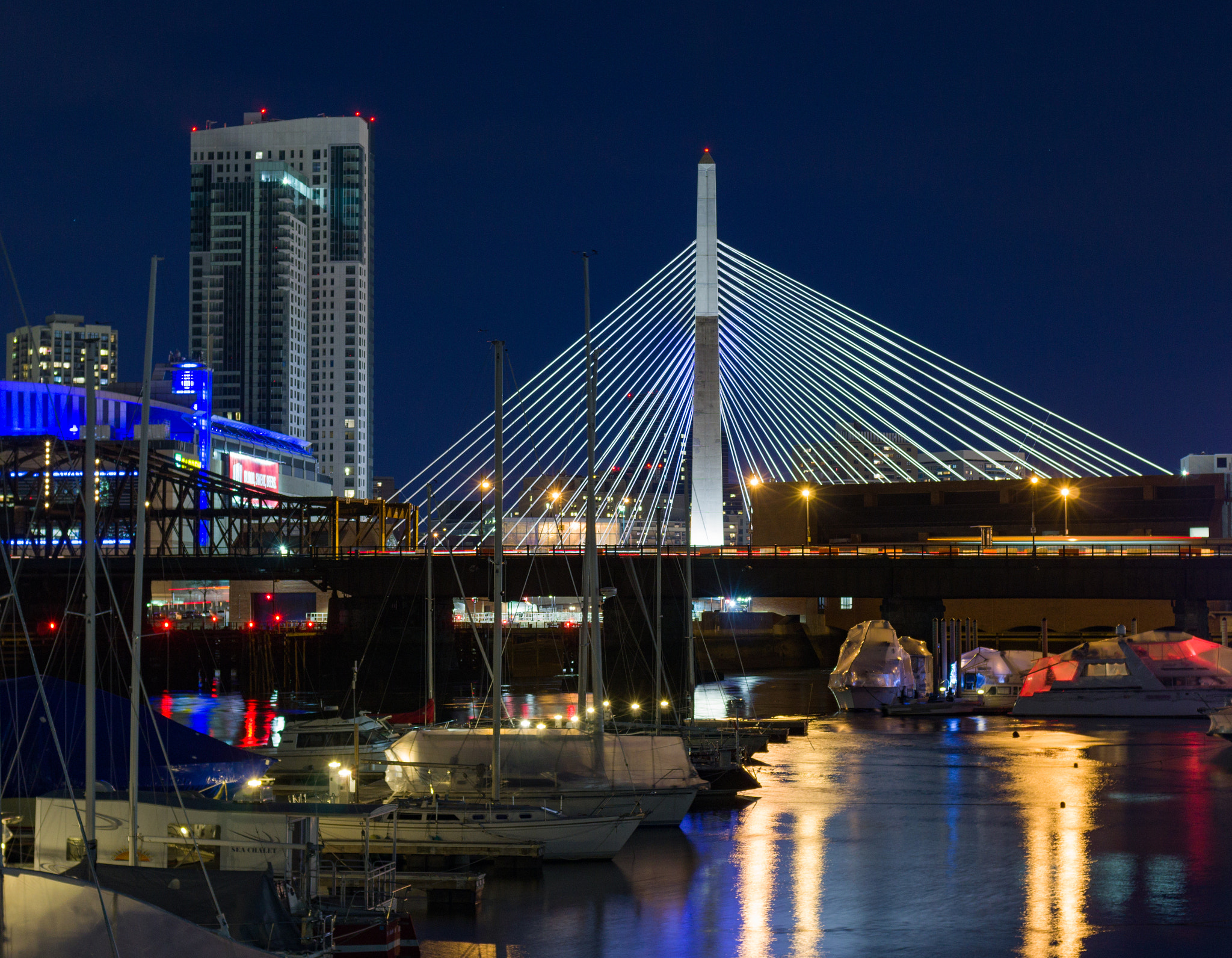 Pentax K-3 II sample photo. Charlestown bridges photography