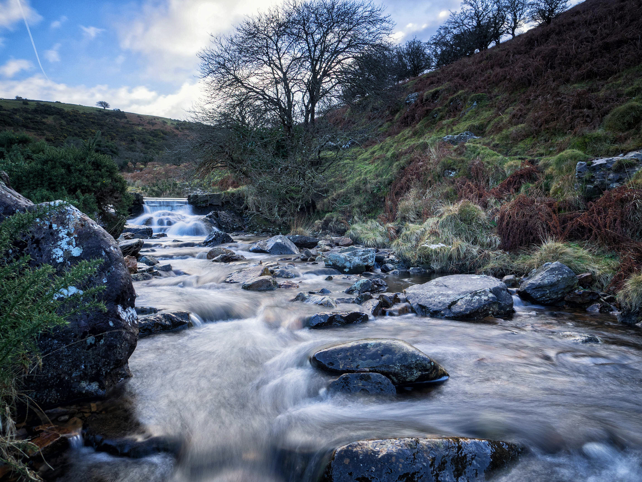 Olympus OM-D E-M1 sample photo. Meldon quarry photography