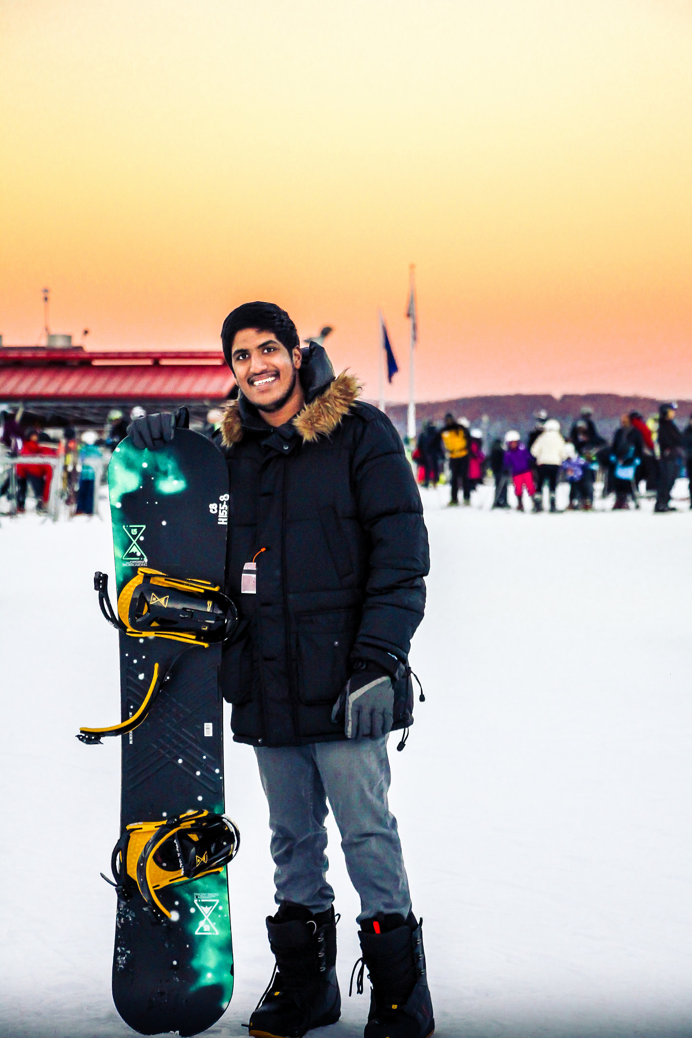 Canon EOS 60D sample photo. Snowboarder photography