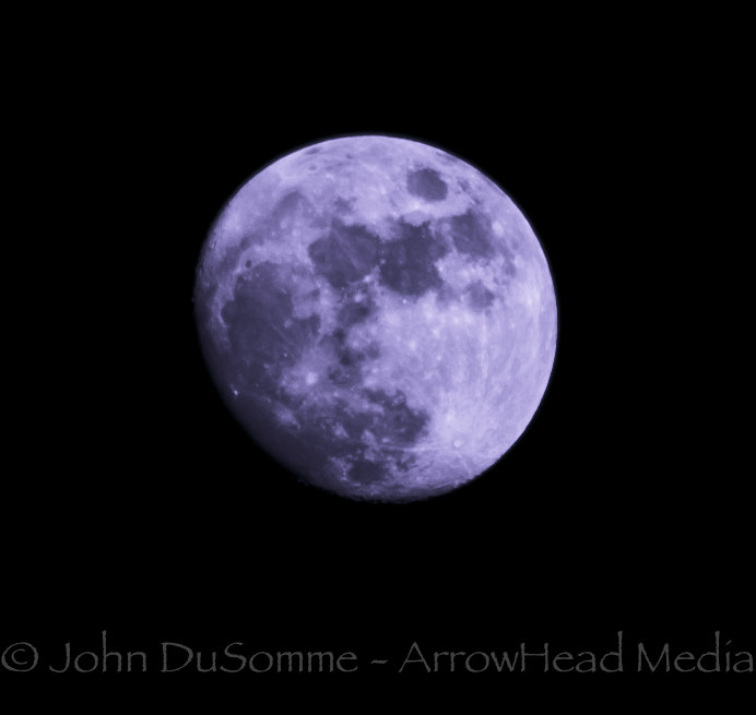 Nikon D50 + Tamron SP 70-300mm F4-5.6 Di VC USD sample photo. Nearly the full moon photography