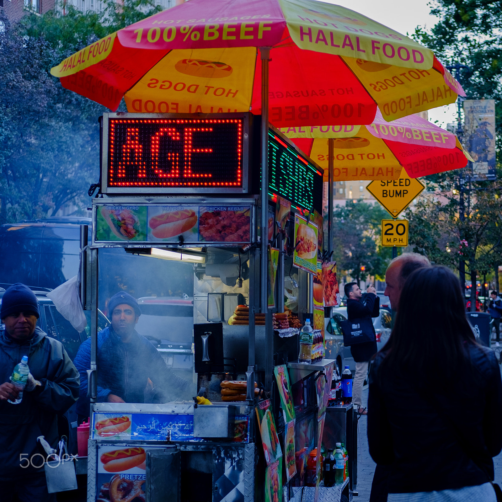 Fujifilm X-E1 sample photo. Street food in new york photography