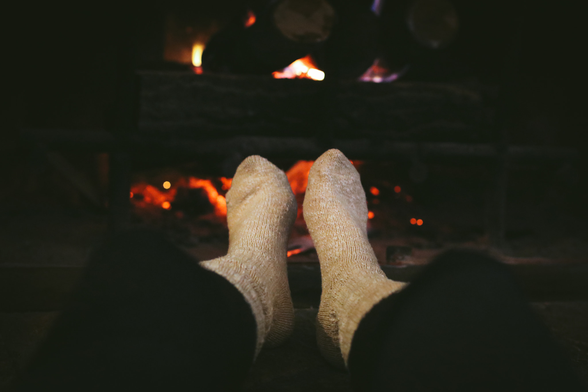 Canon EOS 80D sample photo. Socks by the fire photography