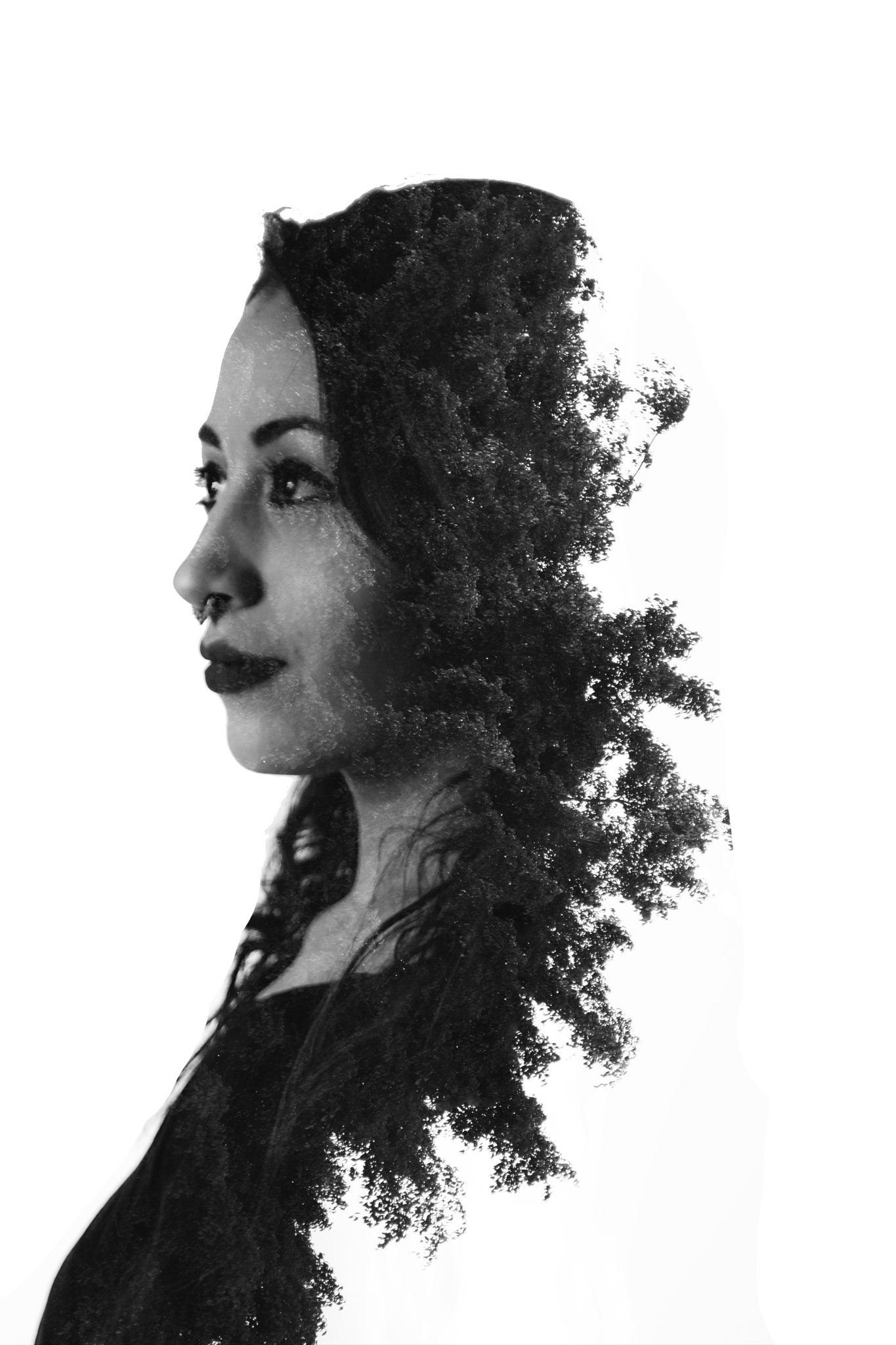 Nikon AF-S Nikkor 28-70mm F2.8 ED-IF sample photo. Adriana in double exposure photography