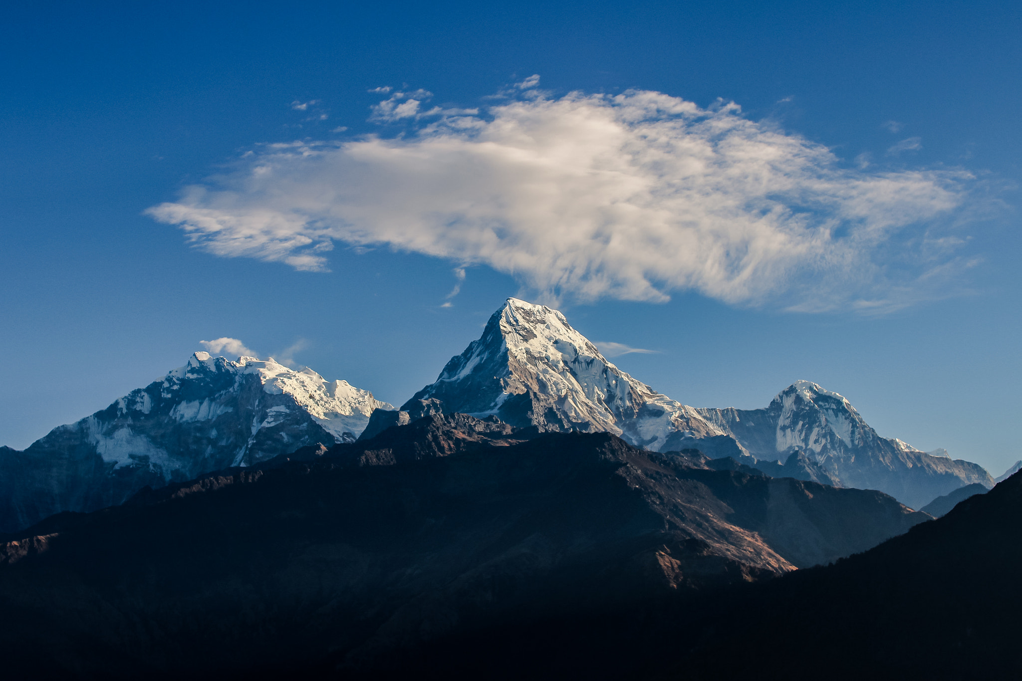 Sigma 30mm F1.4 EX DC HSM sample photo. Mount annapurna range photography