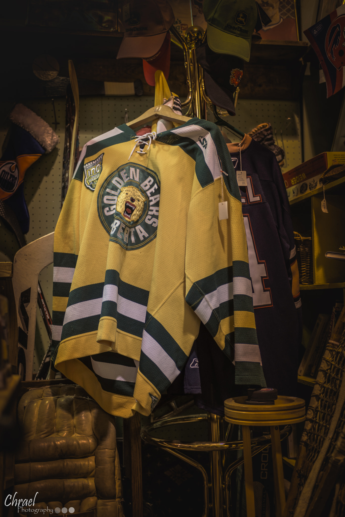 Nikon D750 sample photo. Golden bears jersey photography