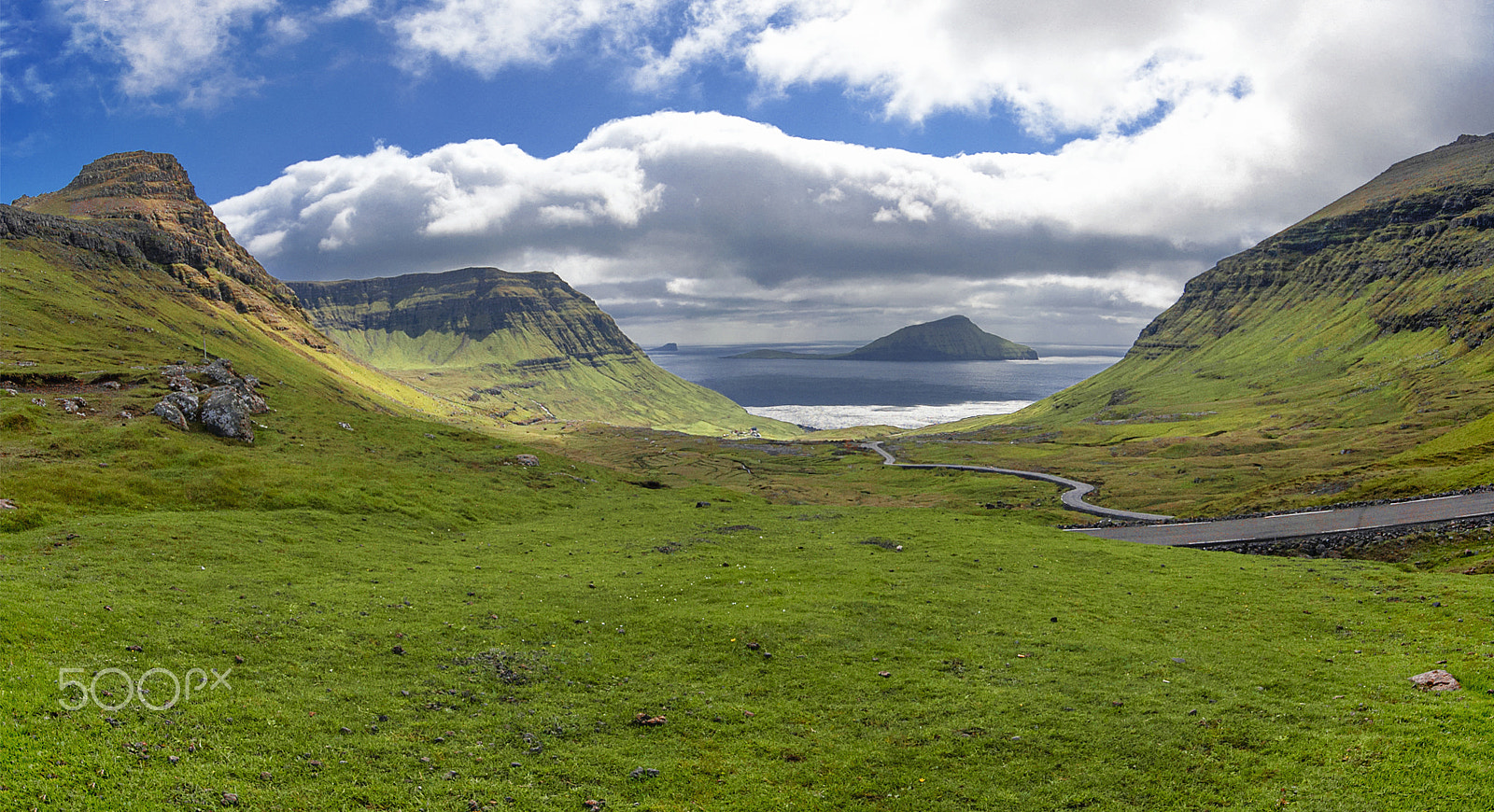 Nikon D70 sample photo. Rare summer weather in faroe islands photography