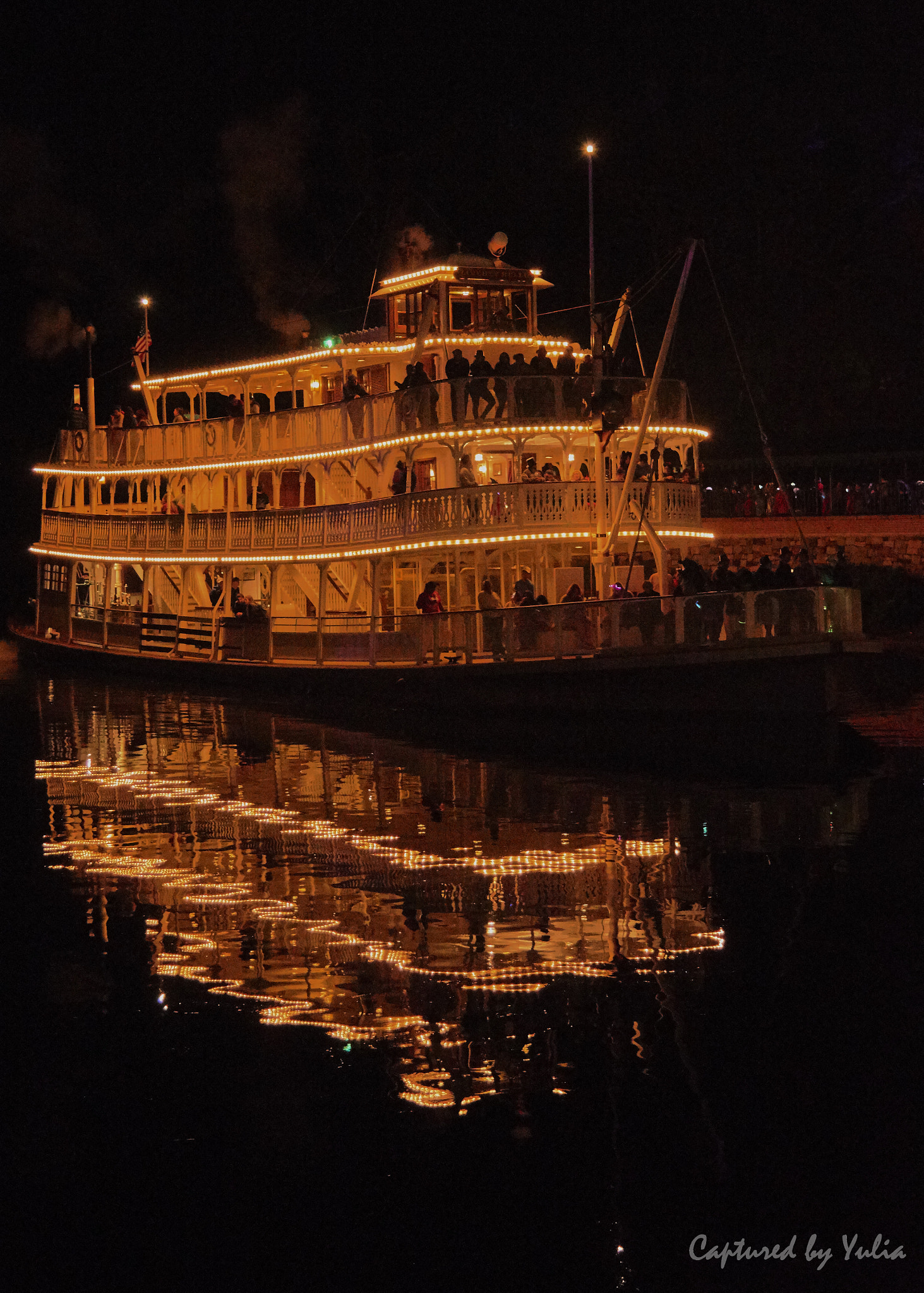 Nikon D750 sample photo. Magic kingdom boat ride photography