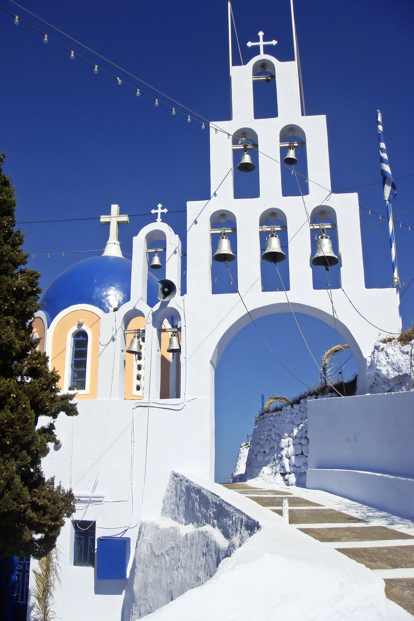 Sony DSC-T200 sample photo. Church at karterados photography