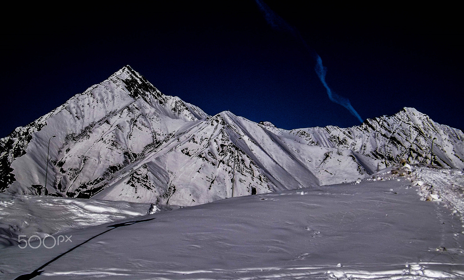 Fujifilm FinePix S4250WM sample photo. Snowy mountains photography