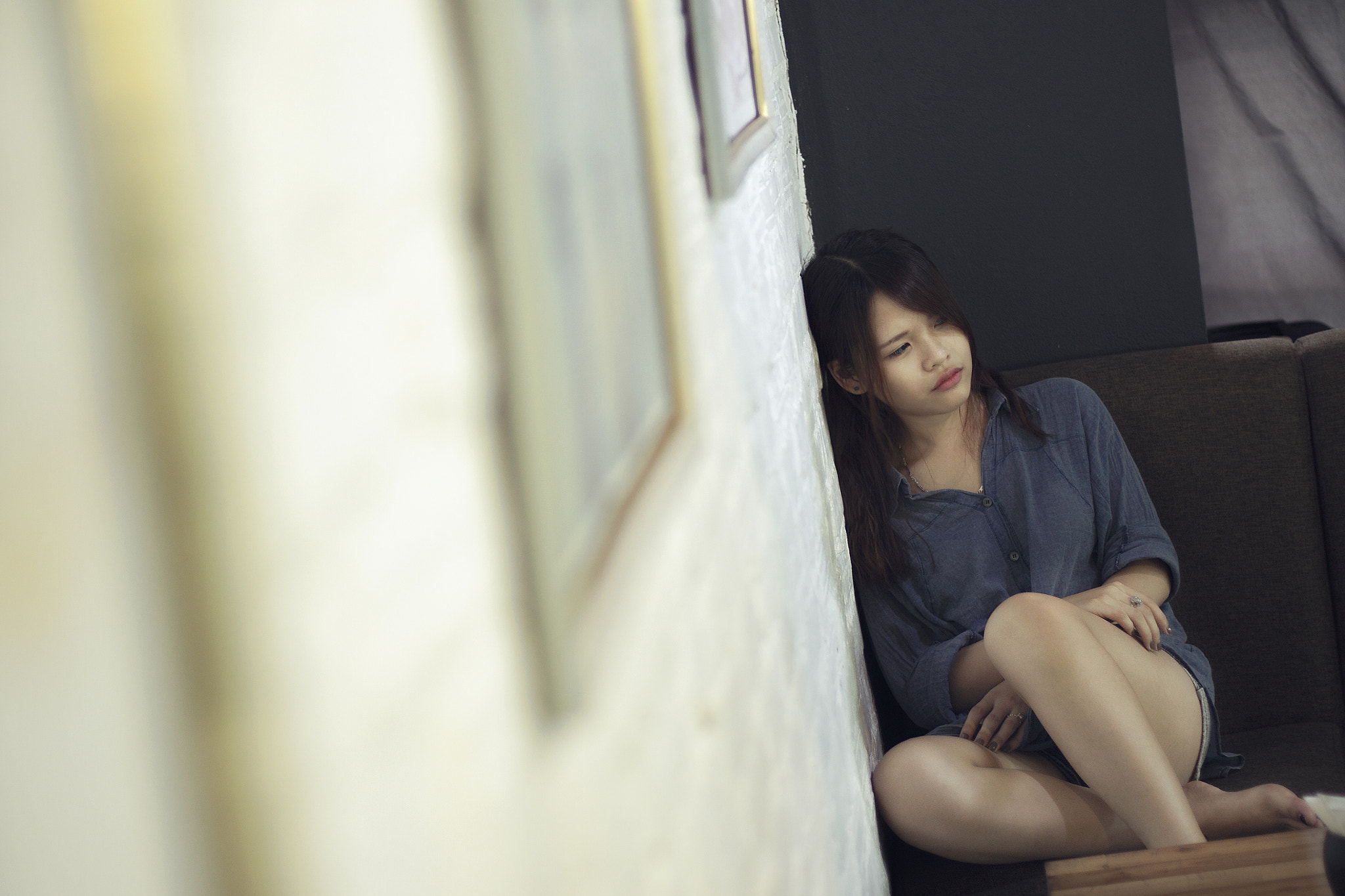 Canon EOS 50D + Canon EF 50mm F1.8 STM sample photo. G i r l photography