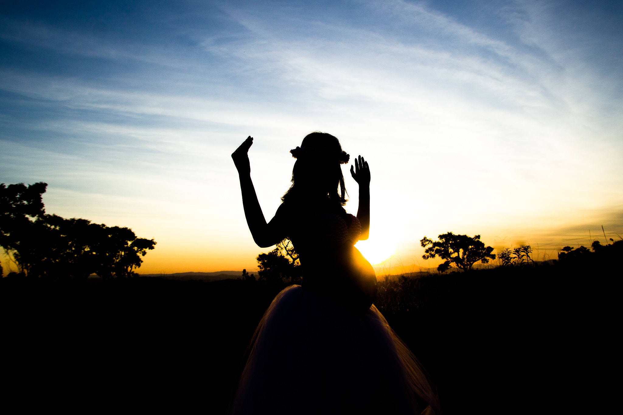 Tamron SP AF 17-50mm F2.8 XR Di II LD Aspherical (IF) sample photo. Pregnant in sunset photography