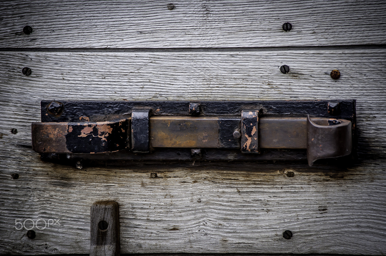 Nikon D5000 sample photo. Door bolt photography