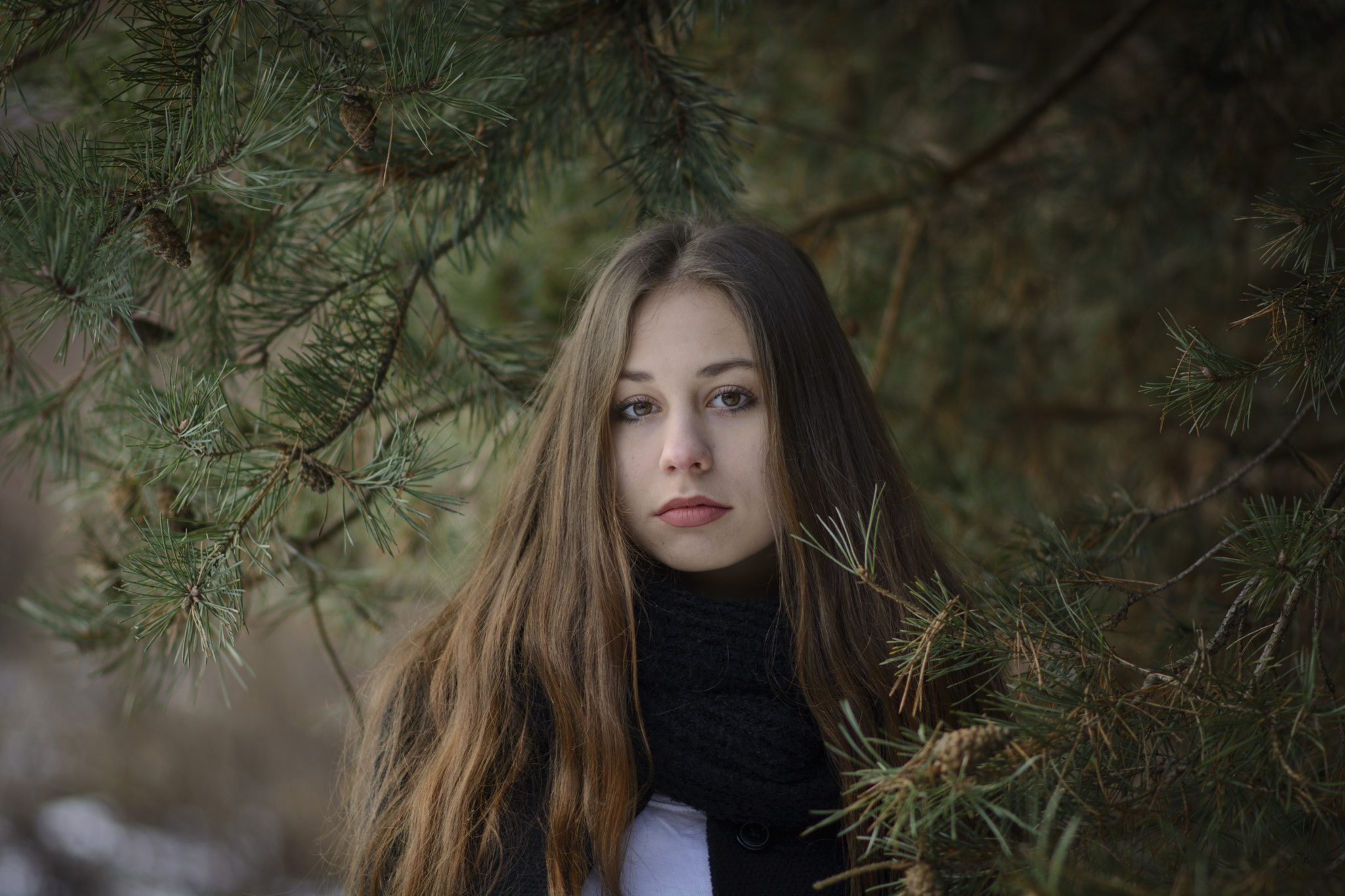 Nikon D5200 + Nikon AF-S Nikkor 85mm F1.8G sample photo. Snow queen photography