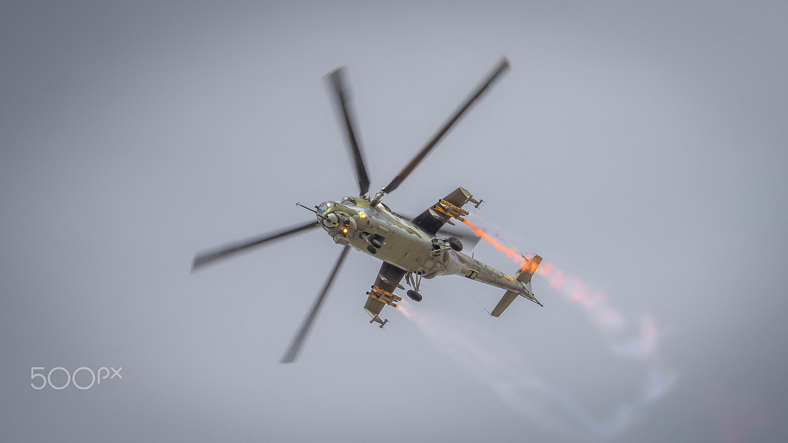 Olympus OM-D E-M1 sample photo. Mi-24 hind helicopter of the czech airforce photography