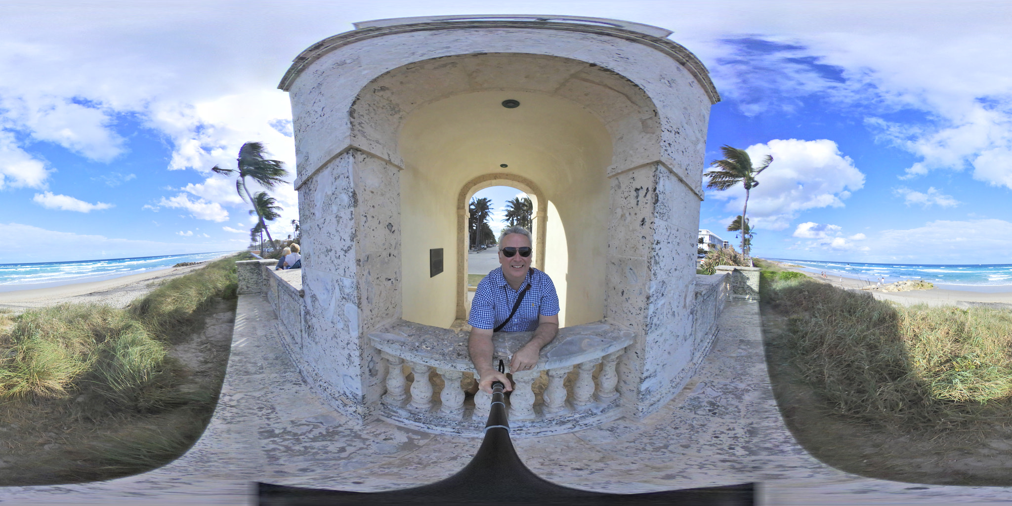Nikon KeyMission 360 sample photo. Beach day 360 photography