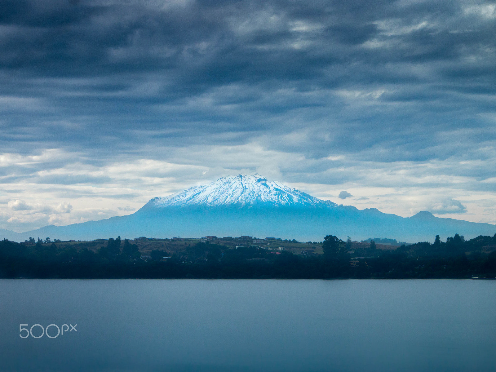 Olympus PEN E-P3 sample photo. Patagonic vulcan photography