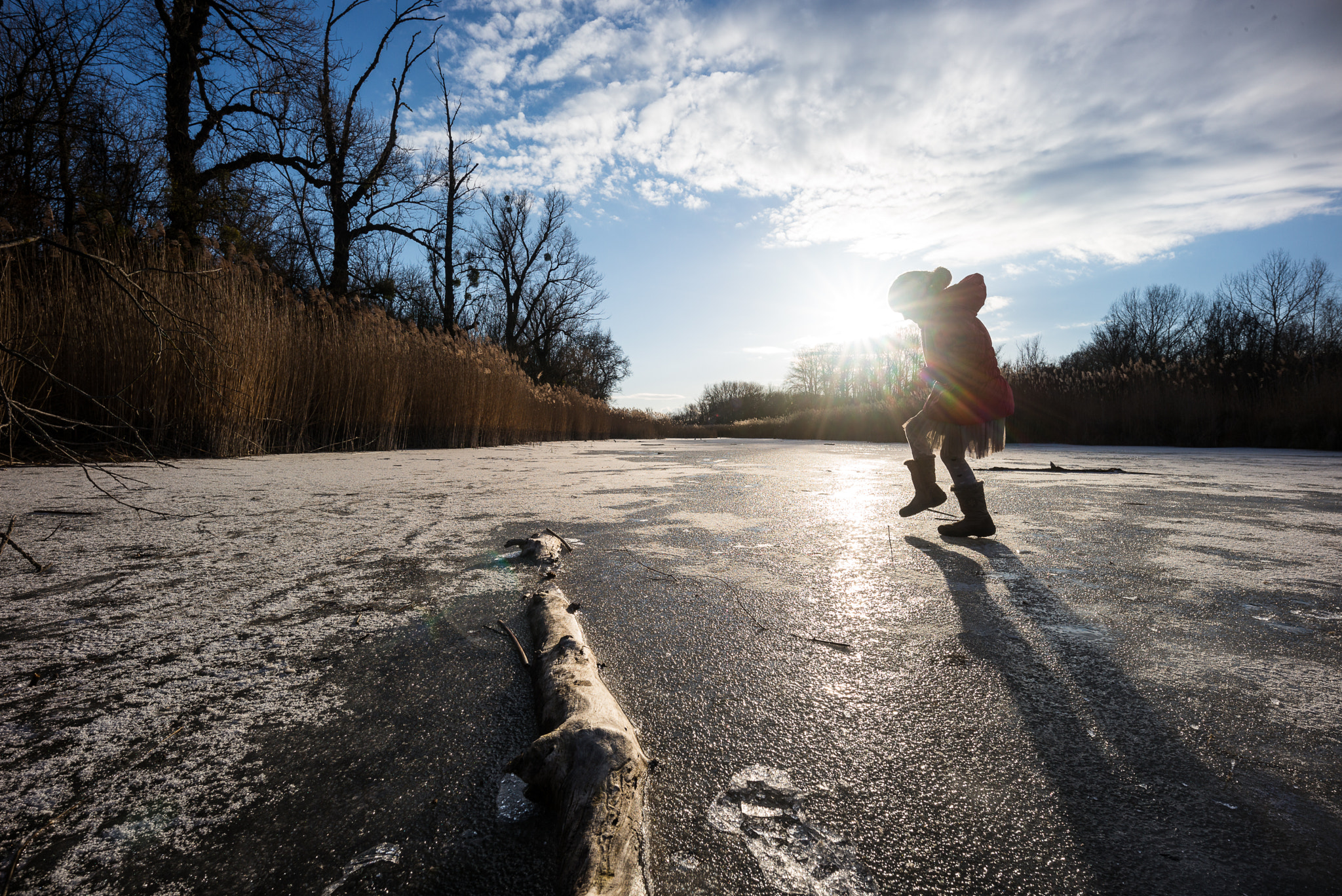 Leica Tri-Elmar-M 16-18-21mm F4 ASPH sample photo. Frozen fun photography