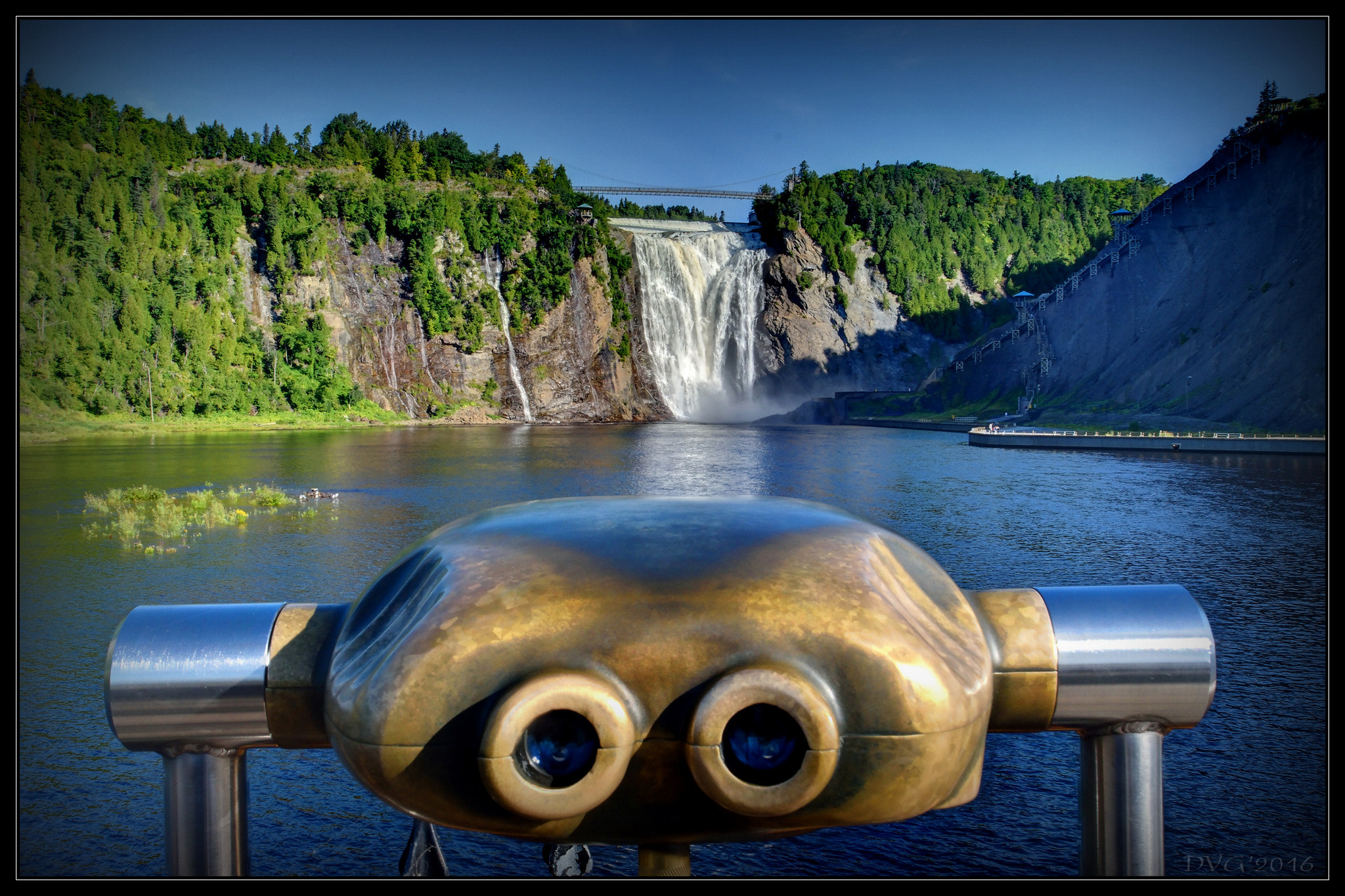 Nikon D5500 sample photo. Montmorency fall photography
