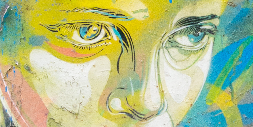 Sony Alpha DSLR-A580 + Tamron SP 24-70mm F2.8 Di VC USD sample photo. Expressive eyes of a grafitti boy photography