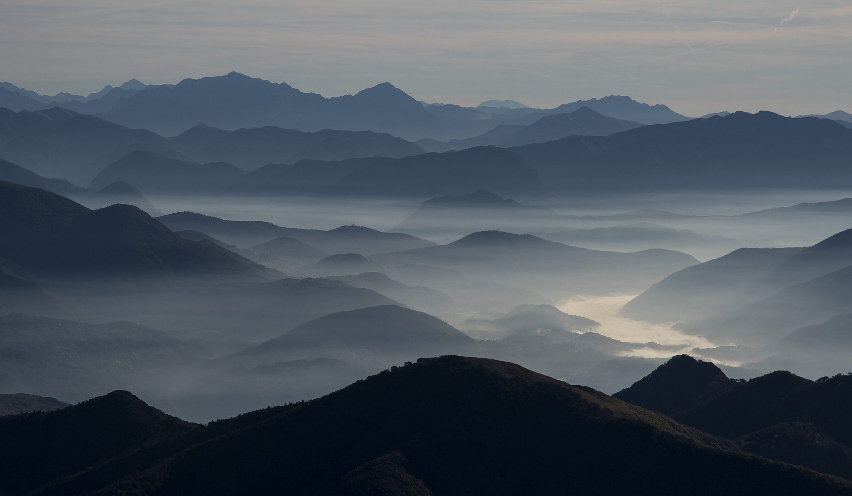 Nikon D500 sample photo. Alpensilhouetten photography