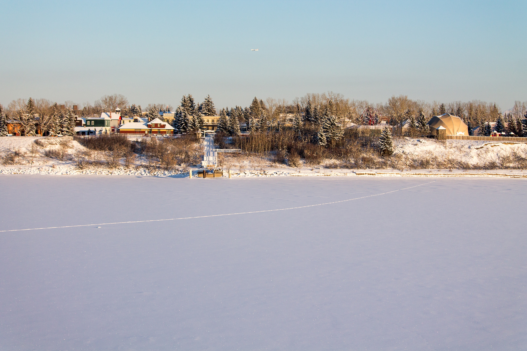 Canon EF-S 55-250mm F4-5.6 IS STM sample photo. Glenmore reservoir and heritage park photography