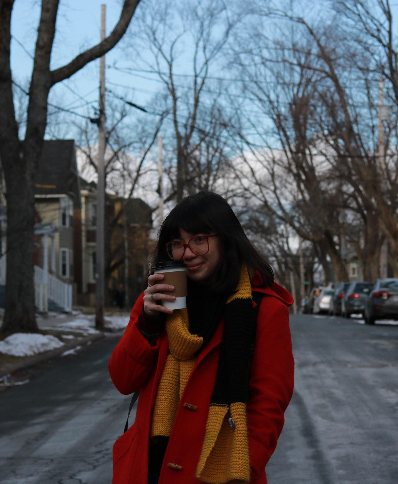 Canon EOS 760D (EOS Rebel T6s / EOS 8000D) sample photo. Red coat. photography