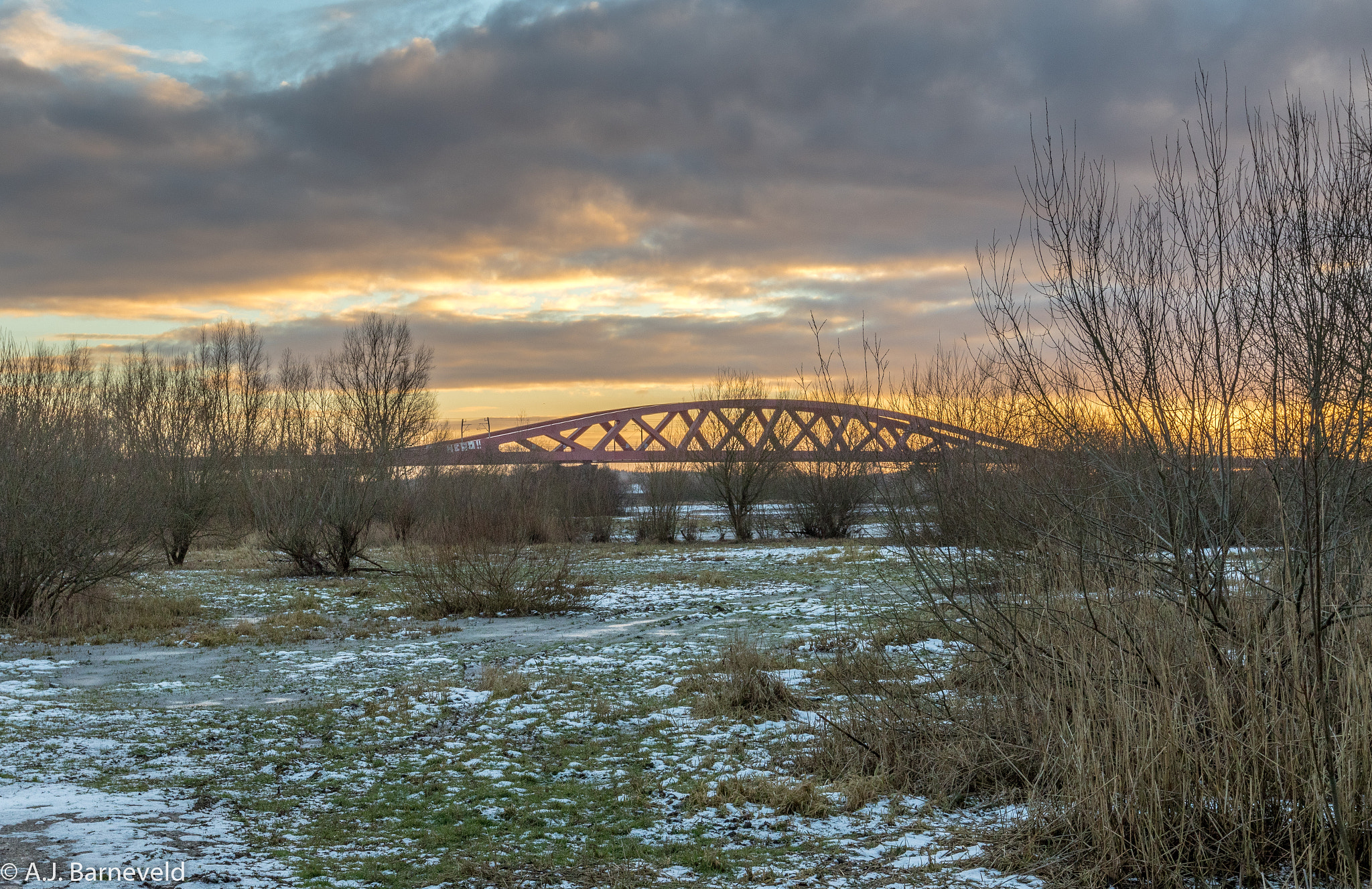 Canon EF 16-35mm F2.8L II USM sample photo. Spoorbrug over de ijssel photography