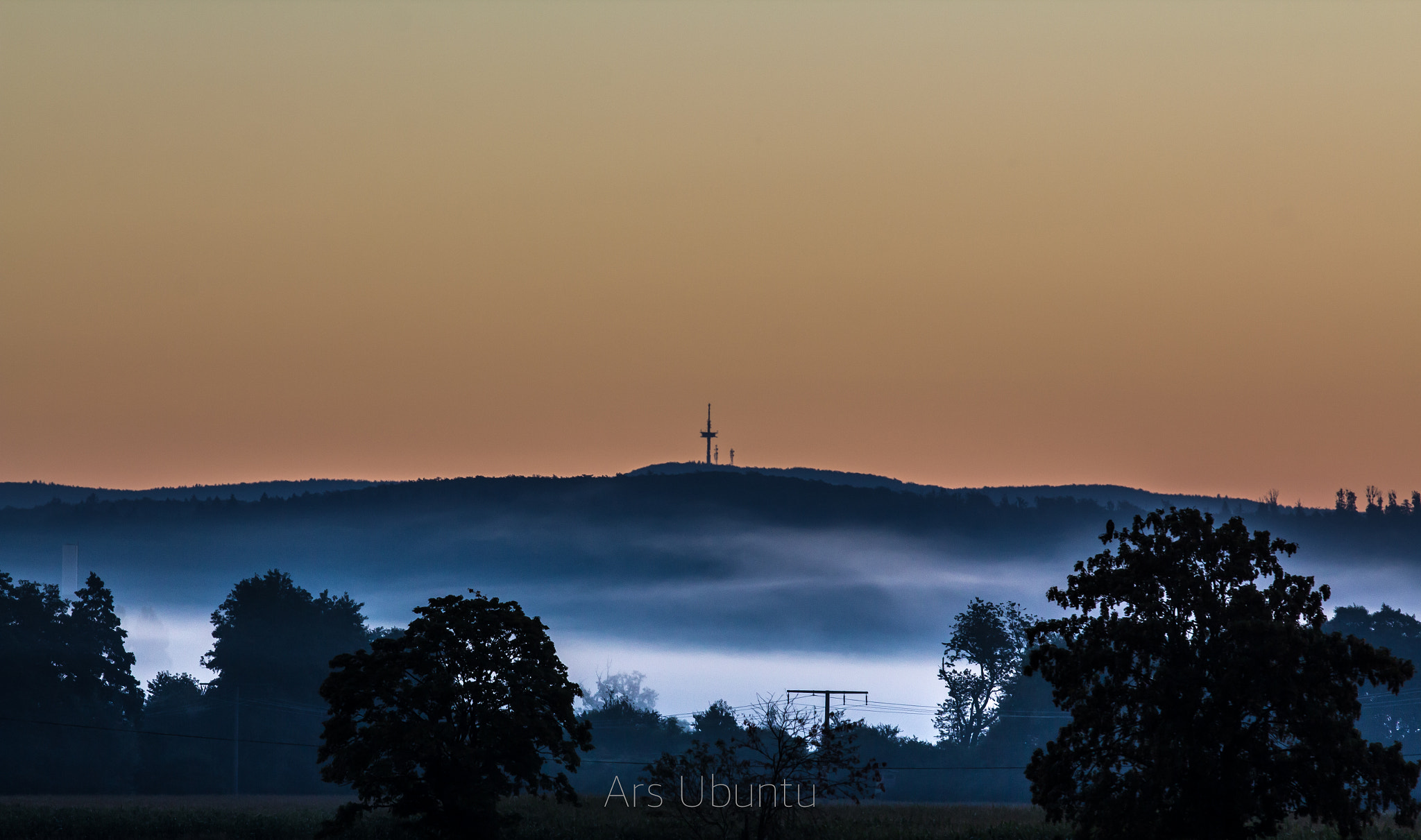 Canon EF 70-200mm F2.8L IS II USM sample photo. Foggy morning in front of the hoherodskopf, hessia photography
