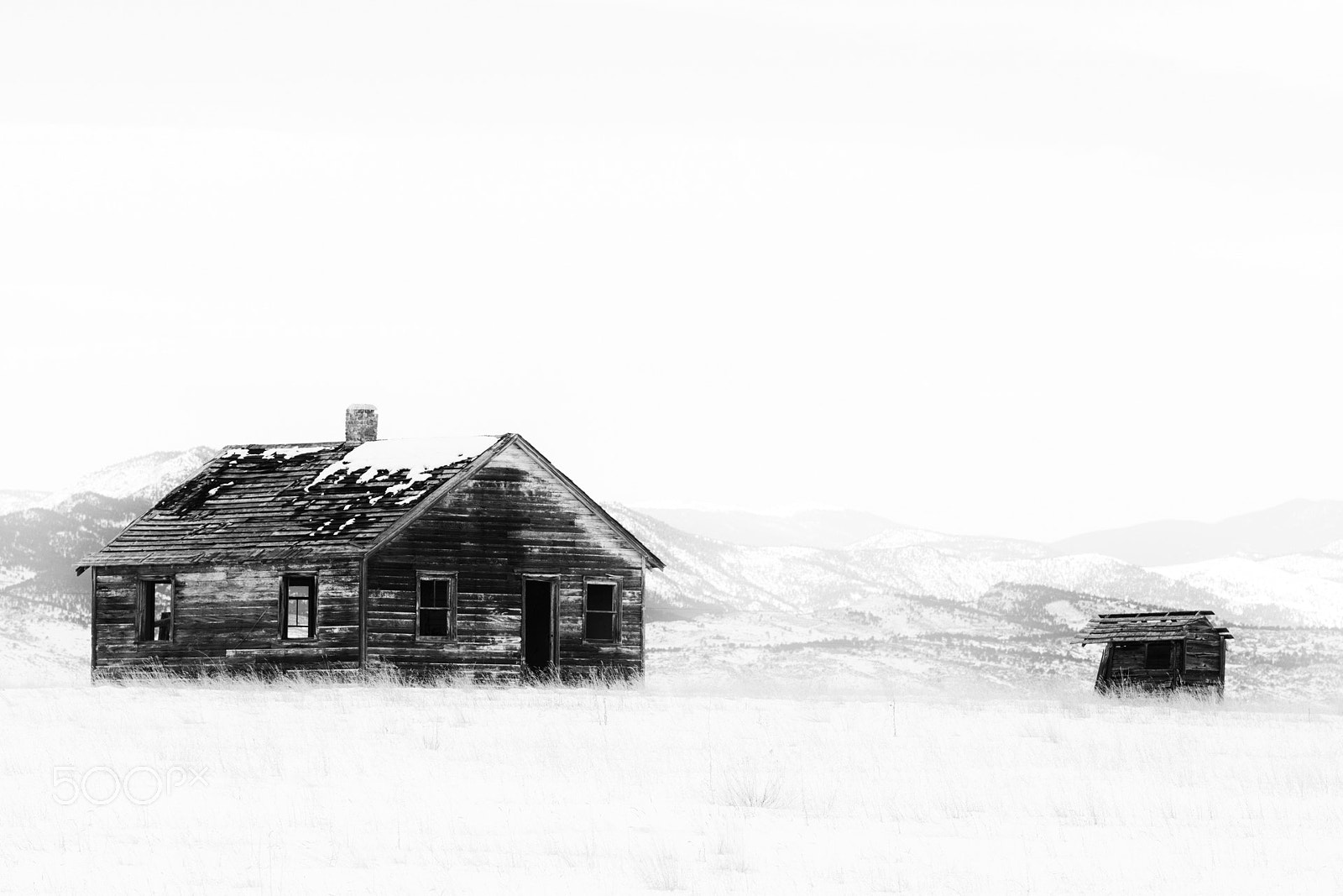 Nikon AF-S Nikkor 70-200mm F4G ED VR sample photo. Little house on the prairie photography
