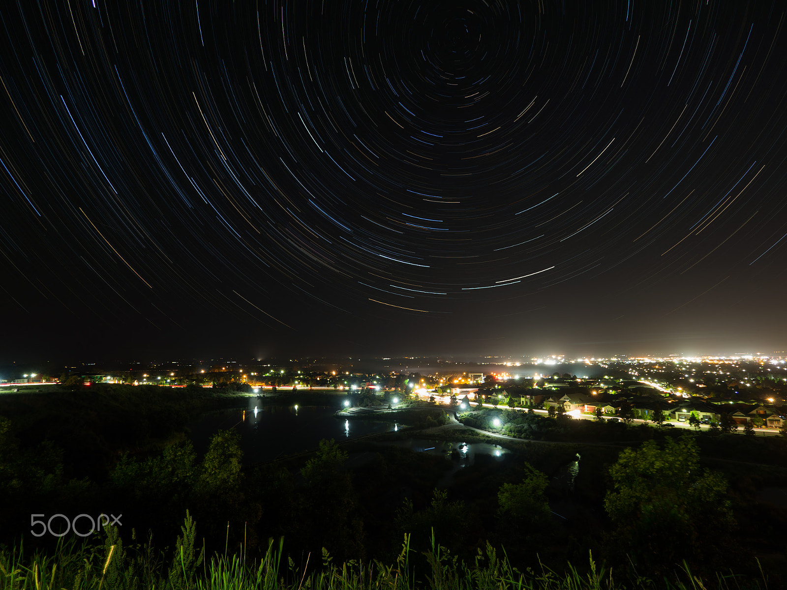 Olympus OM-D E-M10 II sample photo. Pakenham star trails photography