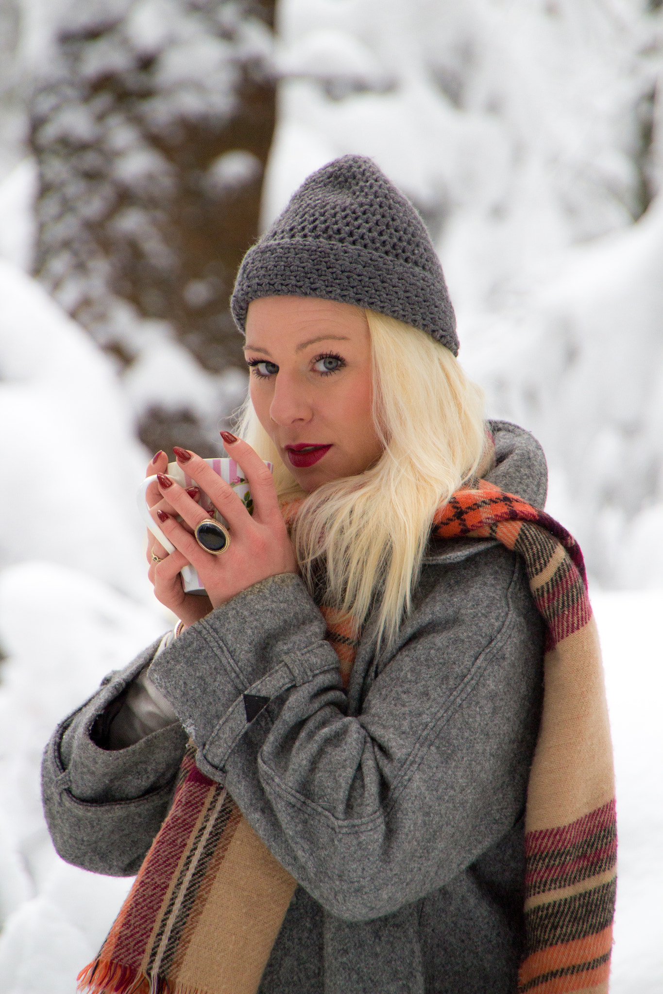 Canon EOS 600D (Rebel EOS T3i / EOS Kiss X5) sample photo. Teatime on snow photography