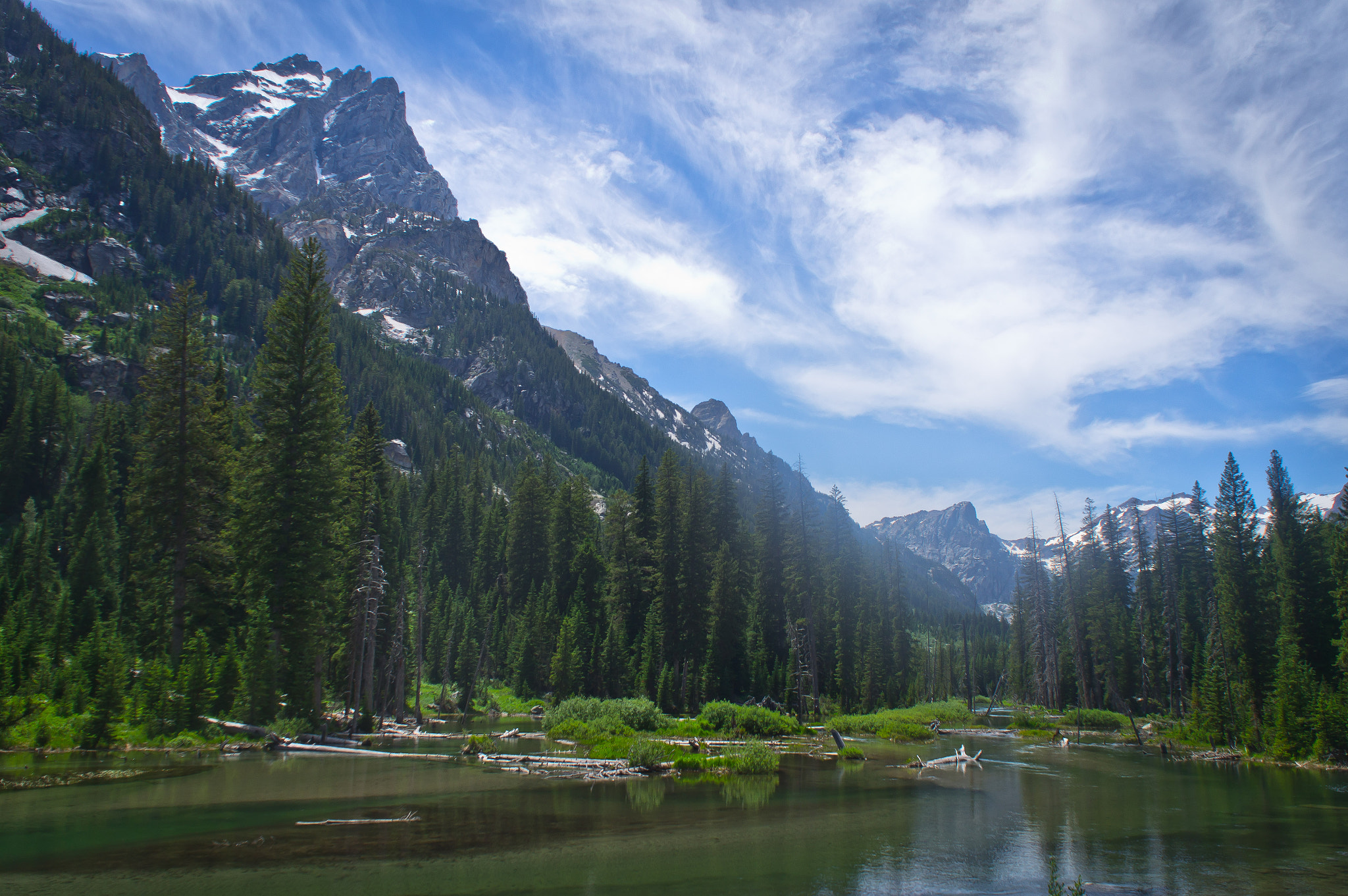 Sony Alpha NEX-C3 + Sony E 18-55mm F3.5-5.6 OSS sample photo. Grand teton national park photography