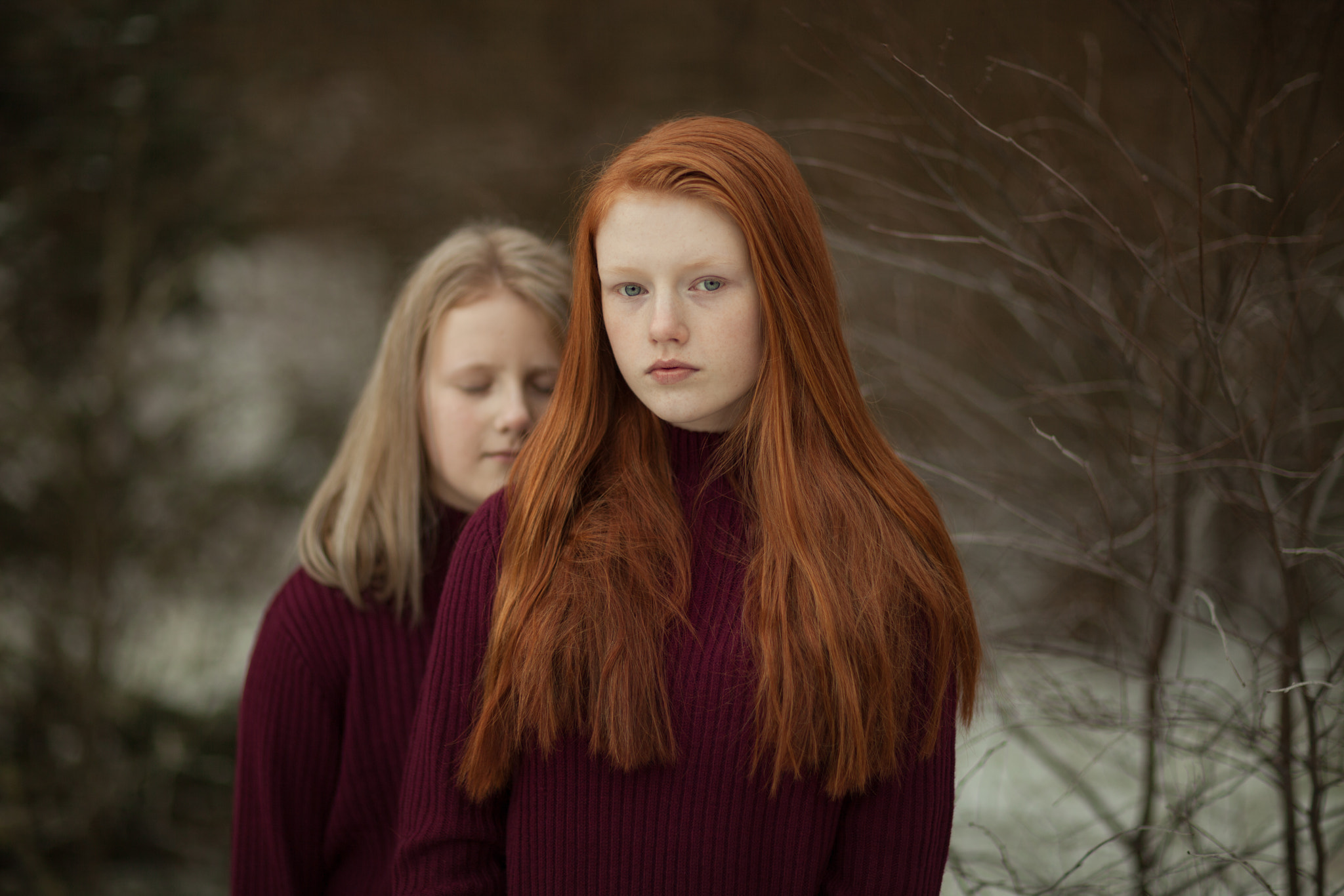 Canon EF 85mm F1.2 sample photo. Sisters photography