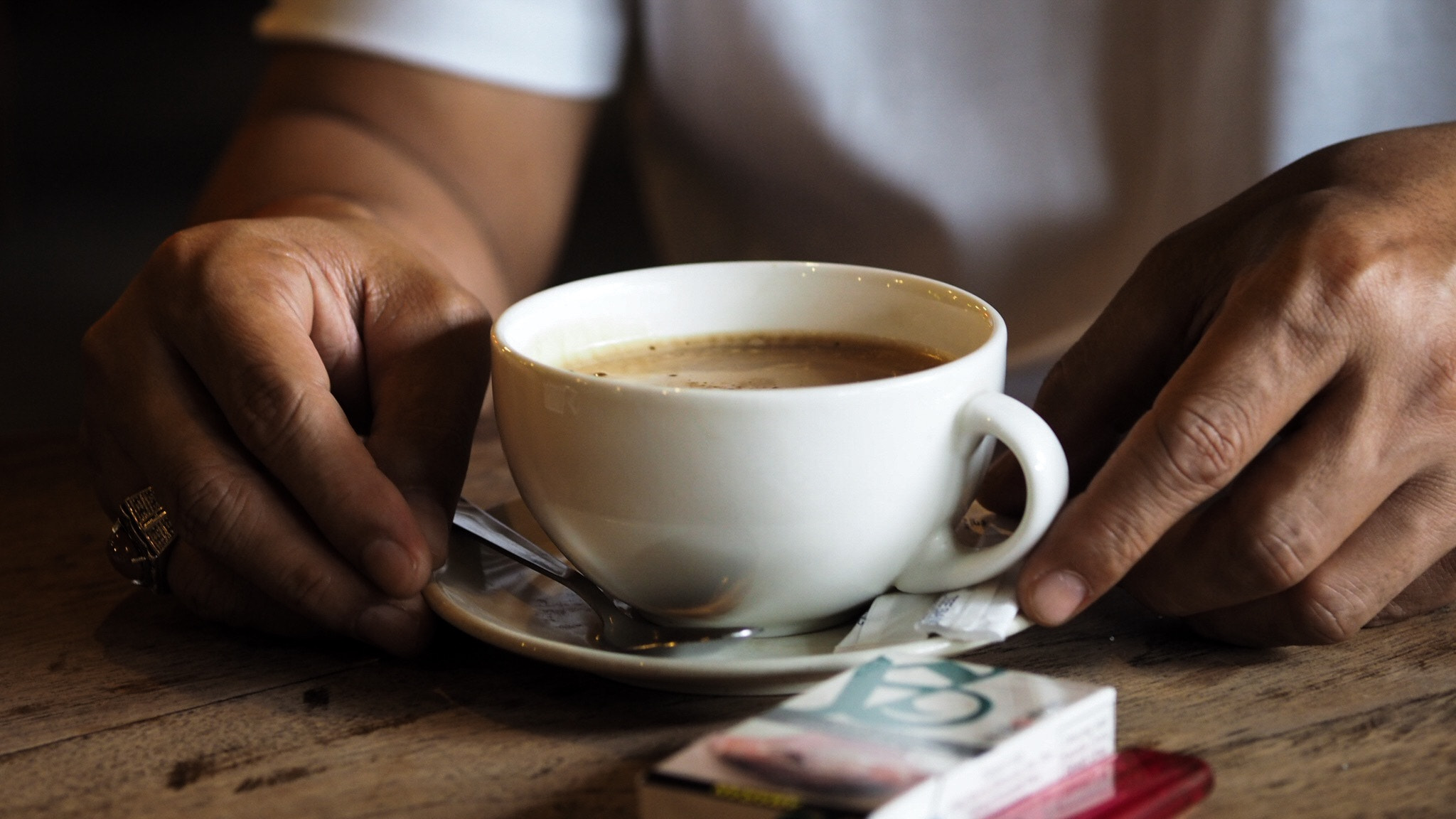 Olympus OM-D E-M10 + Sigma 60mm F2.8 DN Art sample photo. Coffee and cigarettes..|| photography