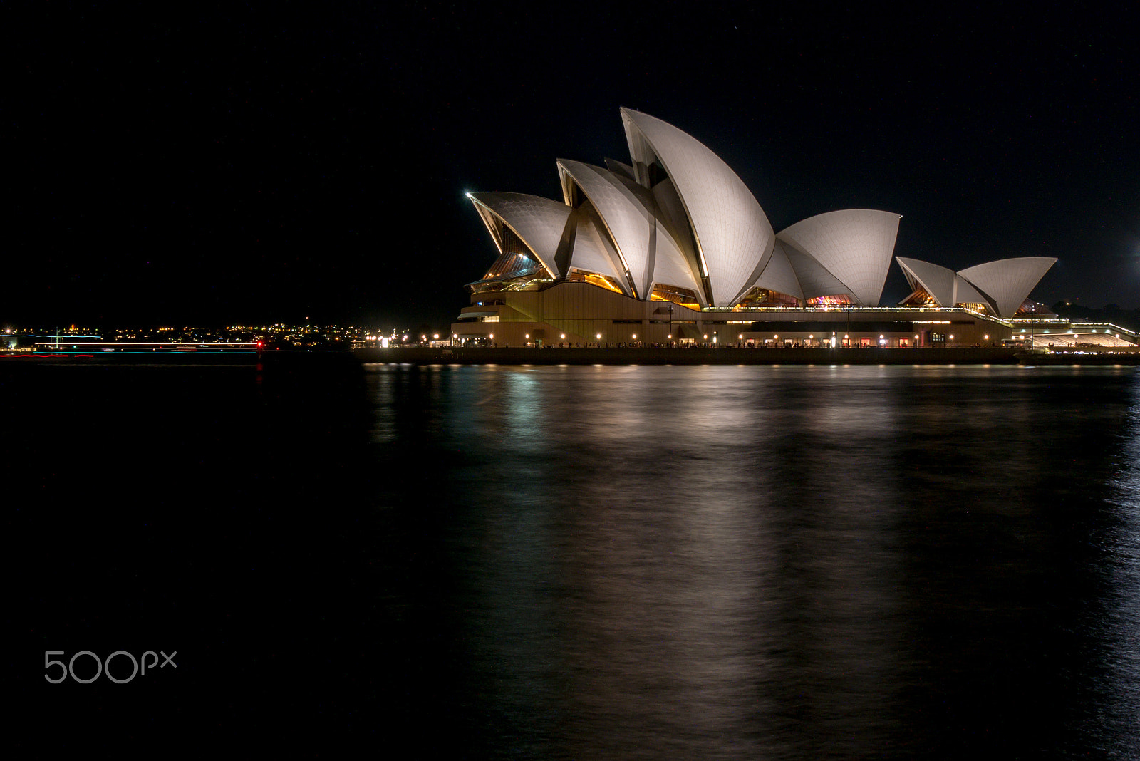 Panasonic Lumix DMC-GX7 sample photo. Opera house at night photography