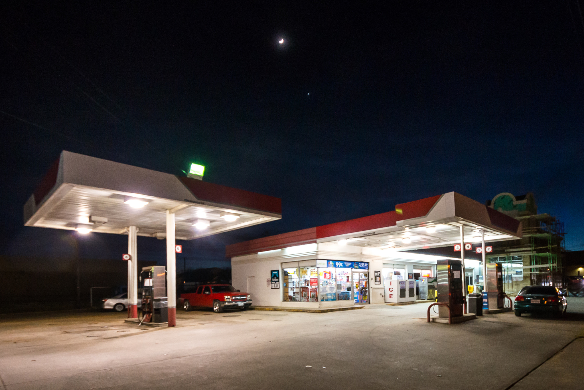 Nikon D800 sample photo. Gas station grapevine texas photography