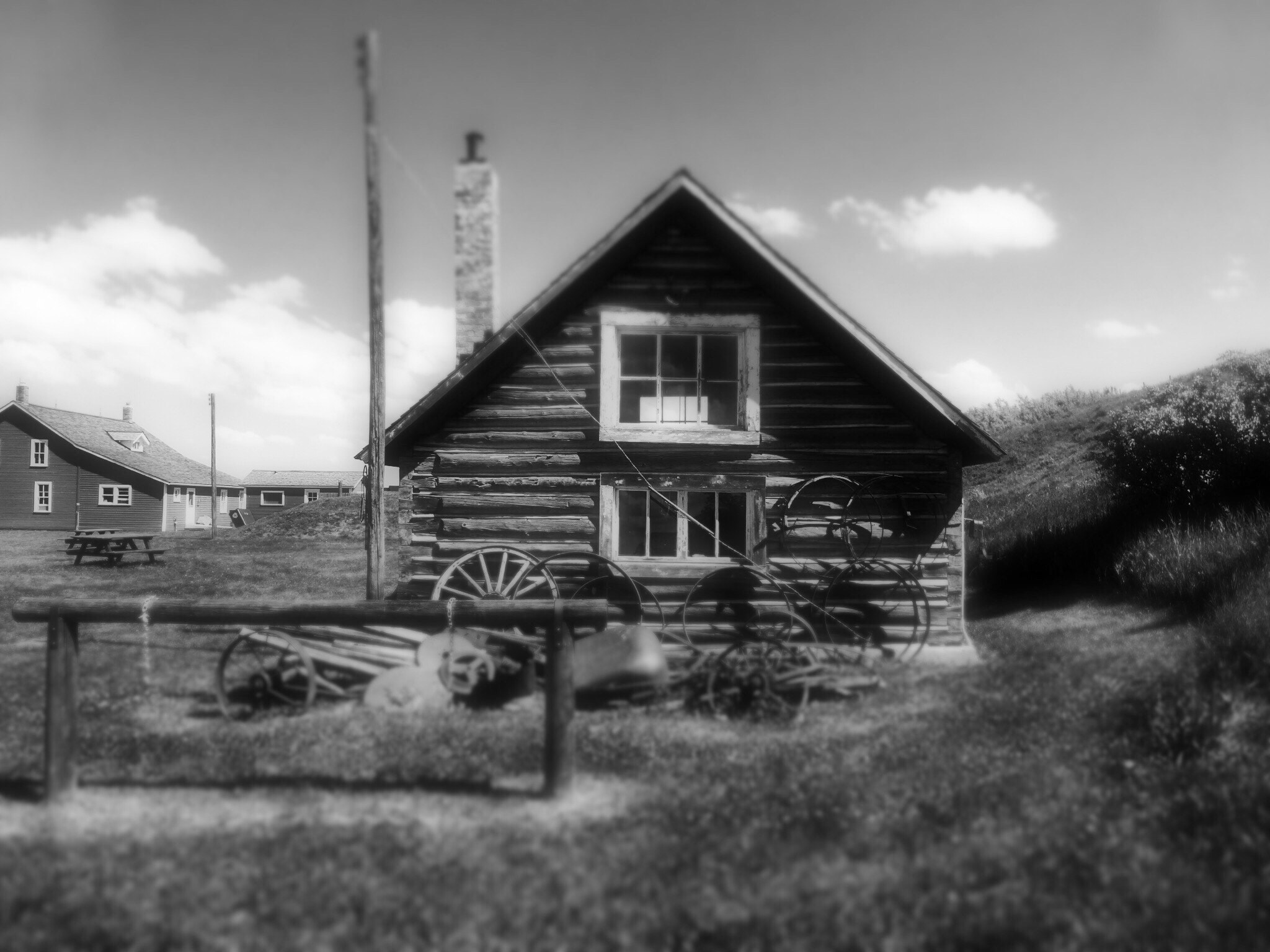 Panasonic Lumix DMC-ZS20 (Lumix DMC-TZ30) sample photo. The little barn of the prairie. alberta, canada photography