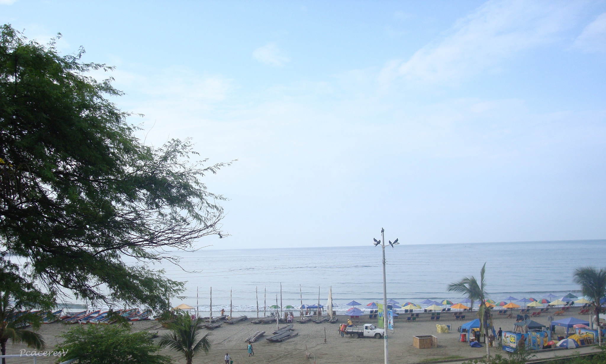 Sony DSC-W90 sample photo. People at the beach/gente en la playa photography