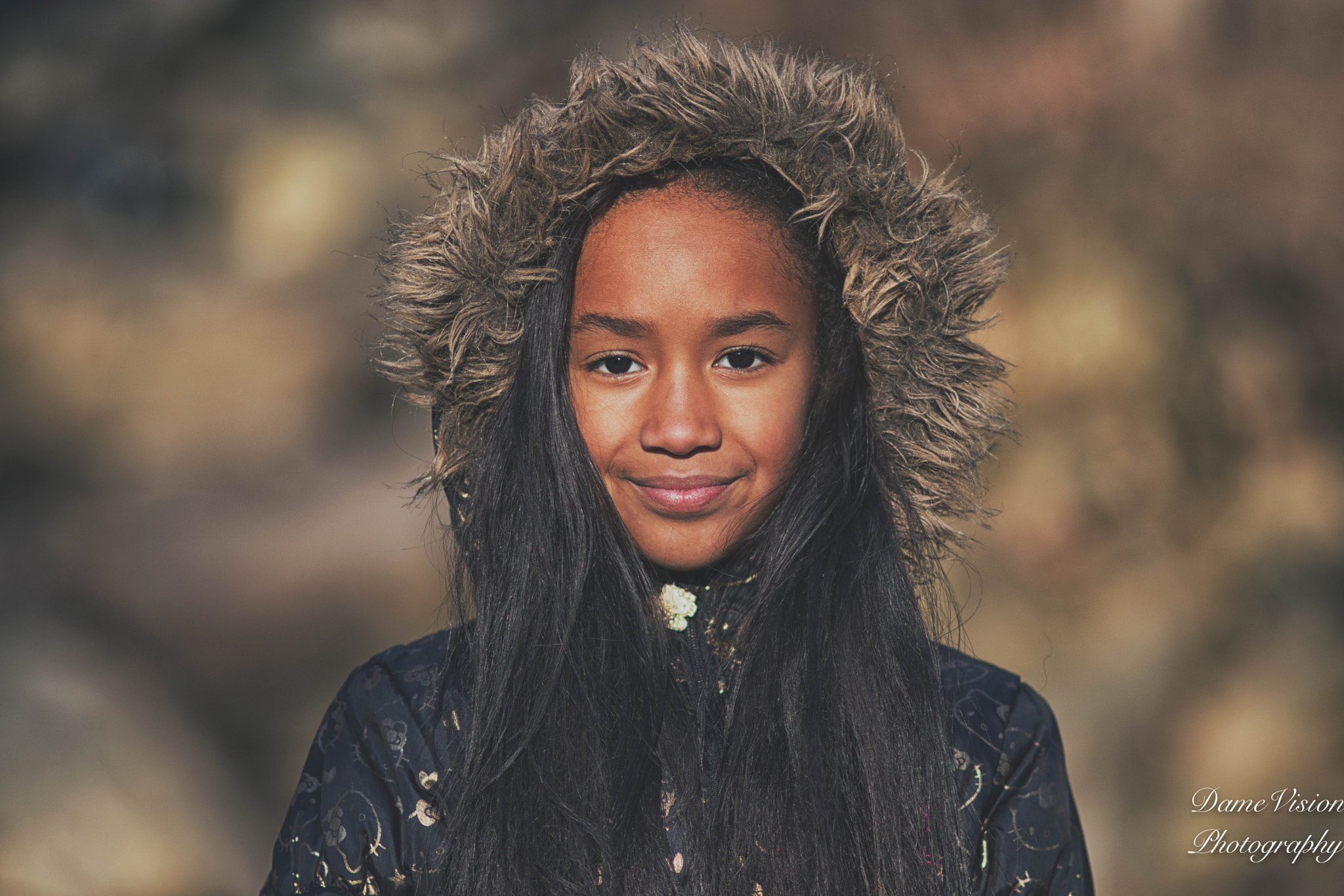 Canon EF 100mm F2.0 USM sample photo. Out in the cold taking portraits with my princess photography