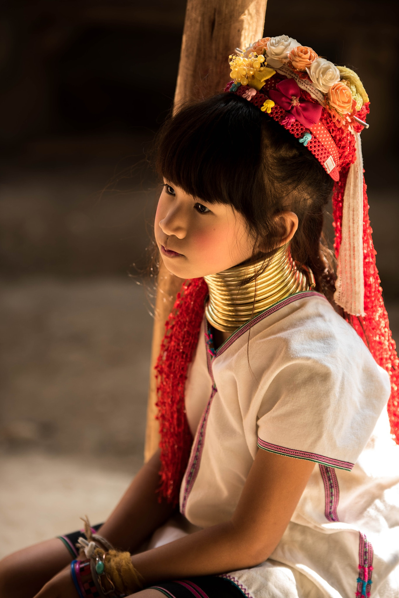 Nikon D810 sample photo. Tribe, long necks in chiang mai thailand photography